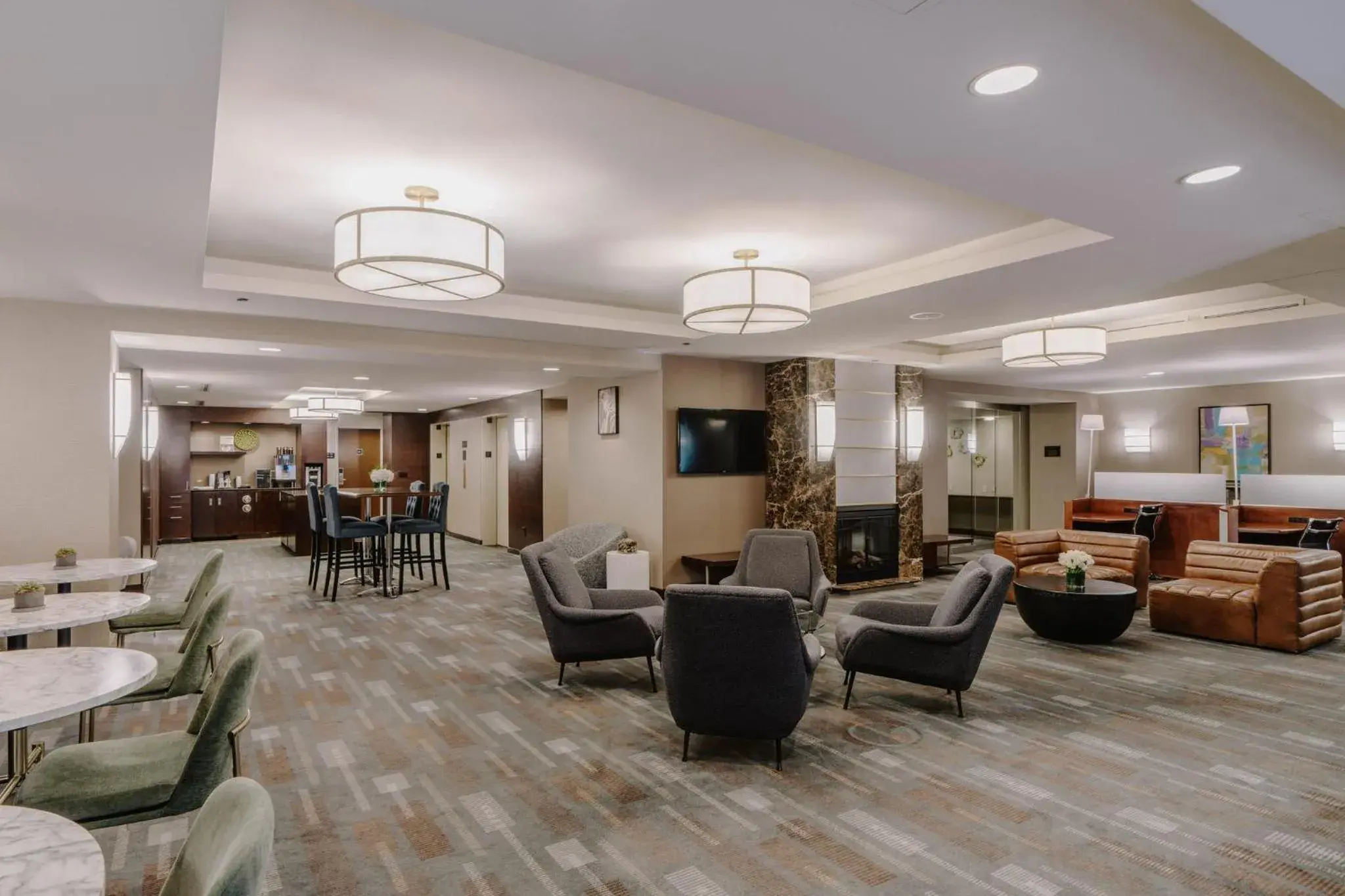 Lobby or reception in Club Quarters Hotel Wacker at Michigan, Chicago Lobby or reception in Club Quarters Hotel Wacker at Michigan, Chicago