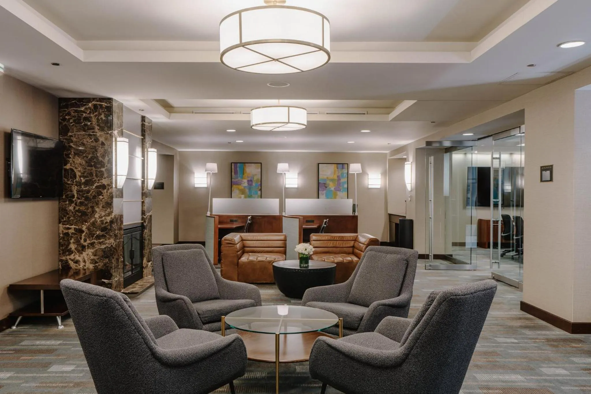 Lobby or reception in Club Quarters Hotel Wacker at Michigan, Chicago