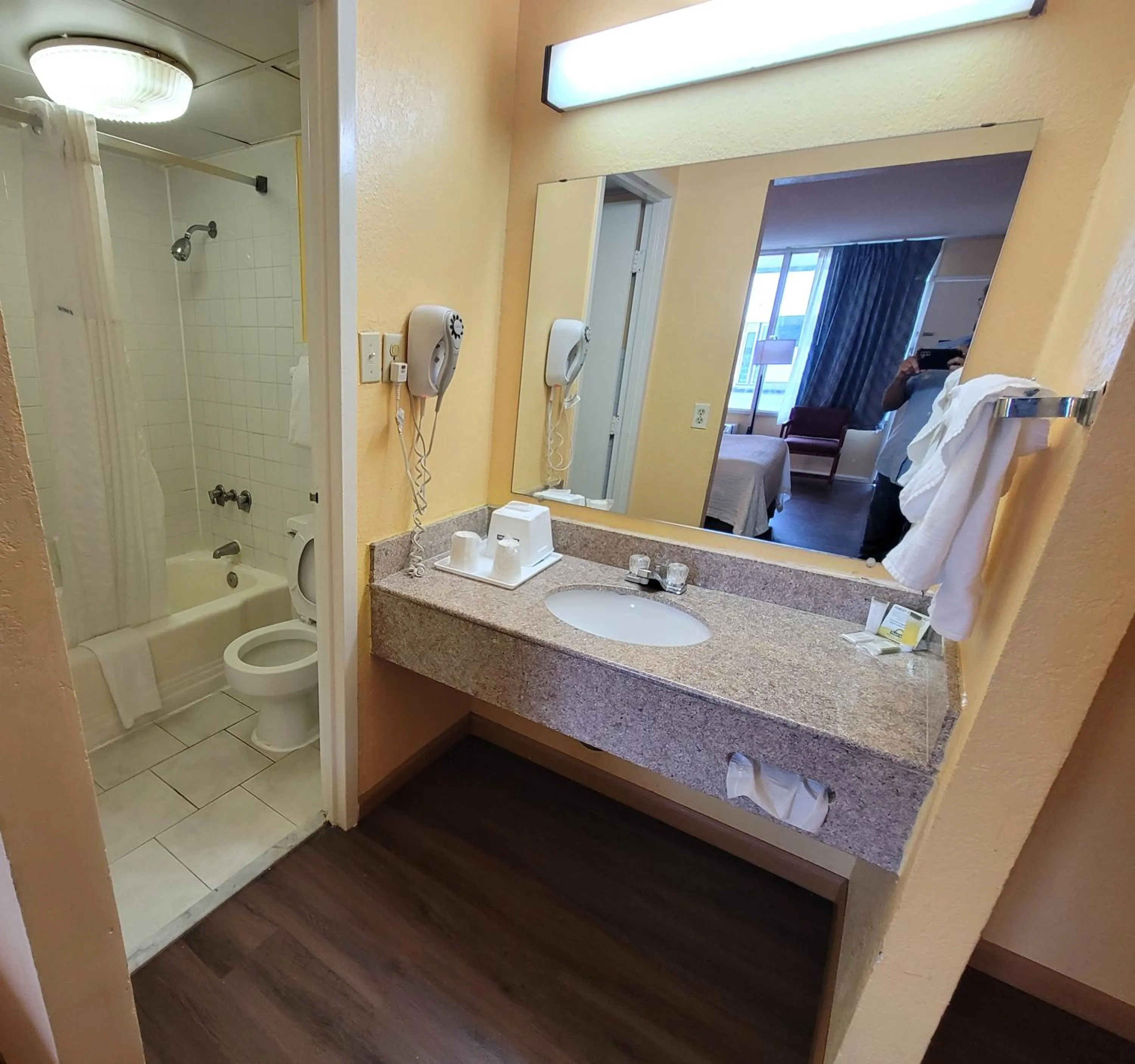 Shower in Days Inn by Wyndham Alexandria South