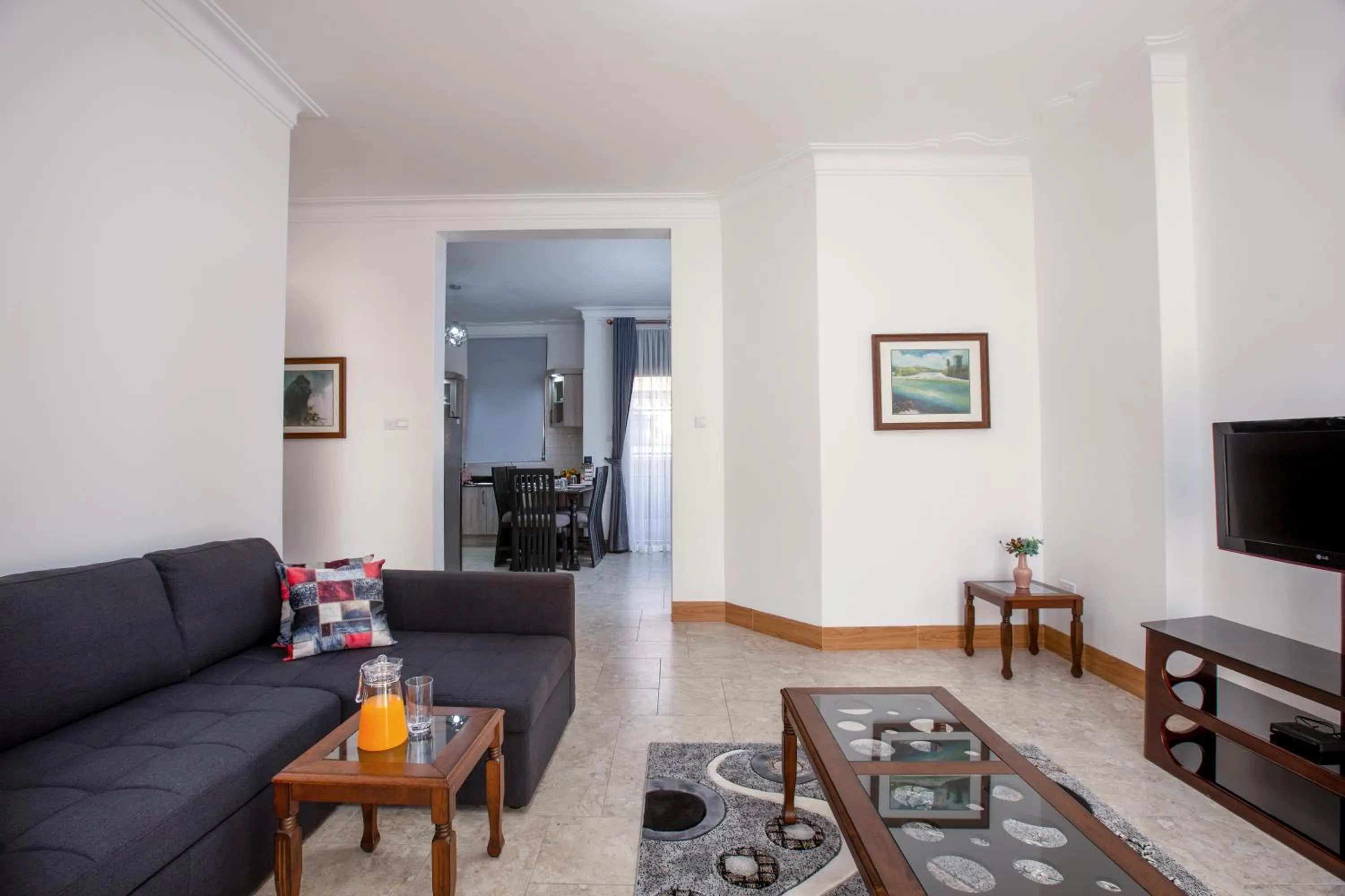 Living room in Caran Apartments