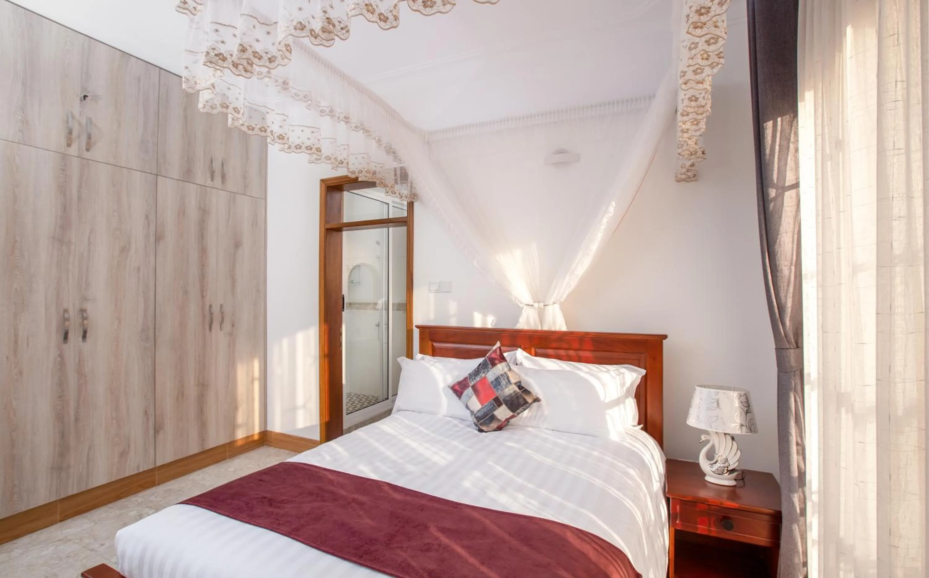 Bed in Caran Apartments