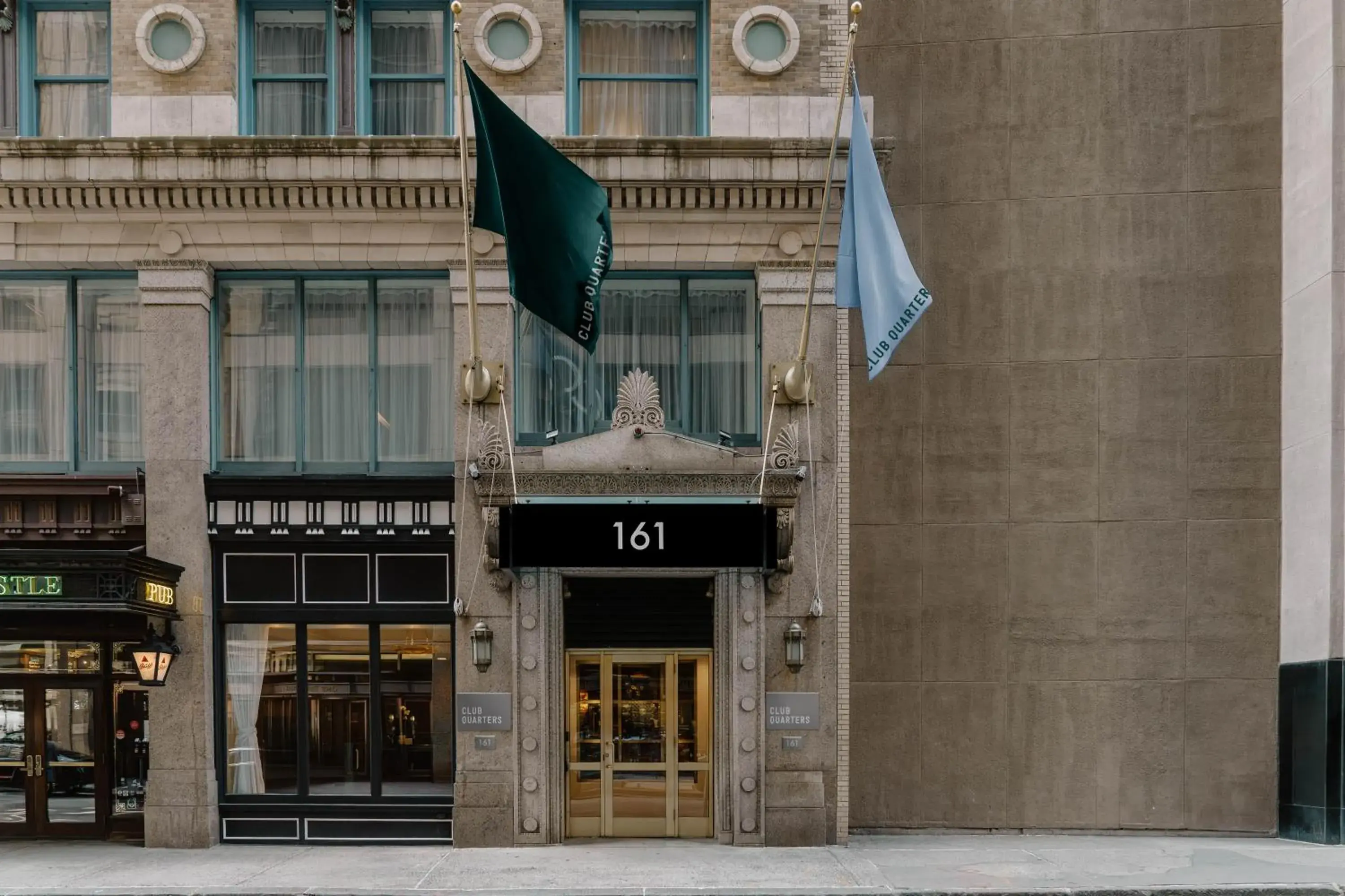 Facade/entrance in Club Quarters Hotel Faneuil Hall, Boston Facade/entrance in Club Quarters Hotel Faneuil Hall, Boston
