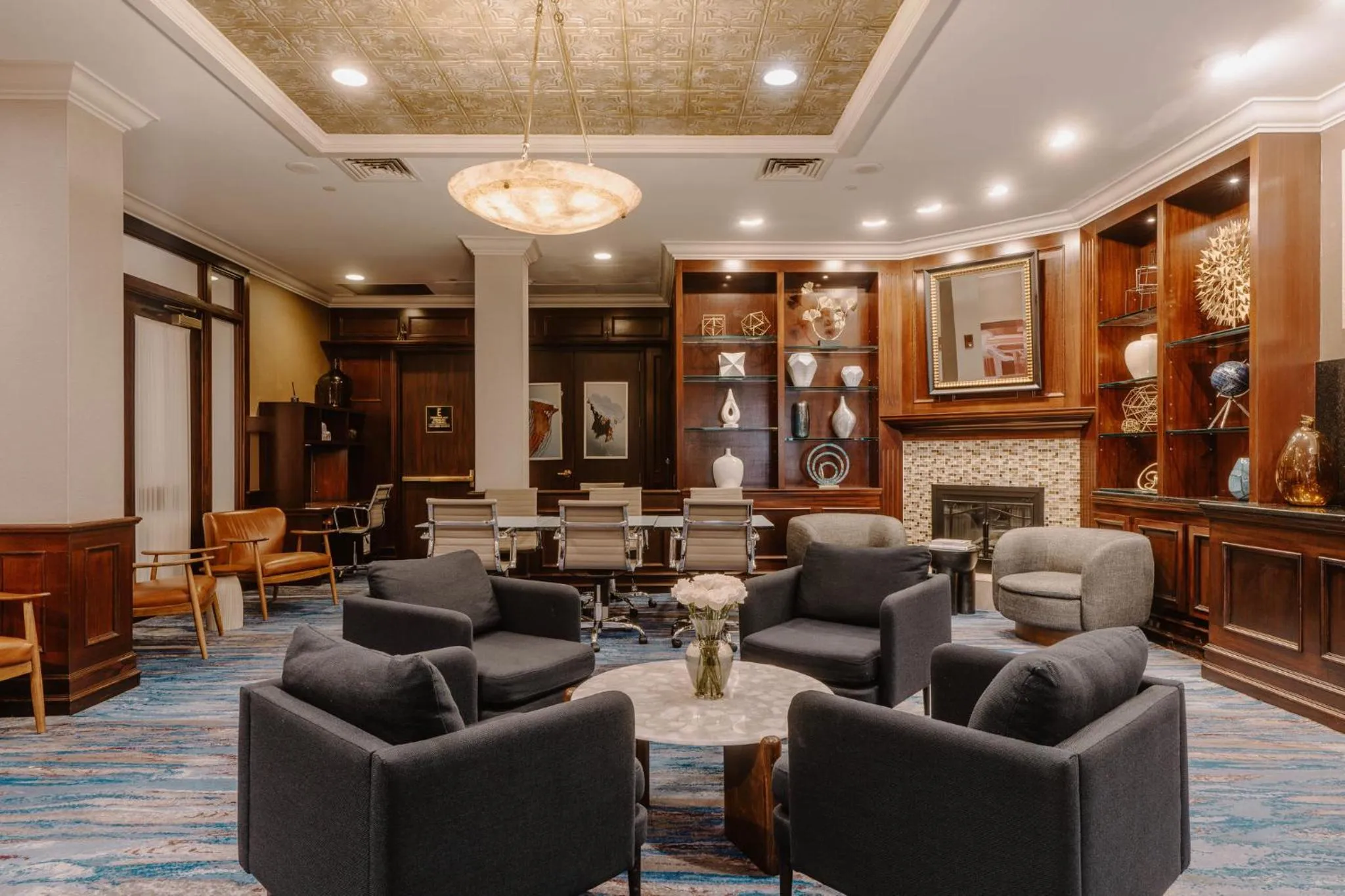 Lobby or reception in Club Quarters Hotel Faneuil Hall, Boston