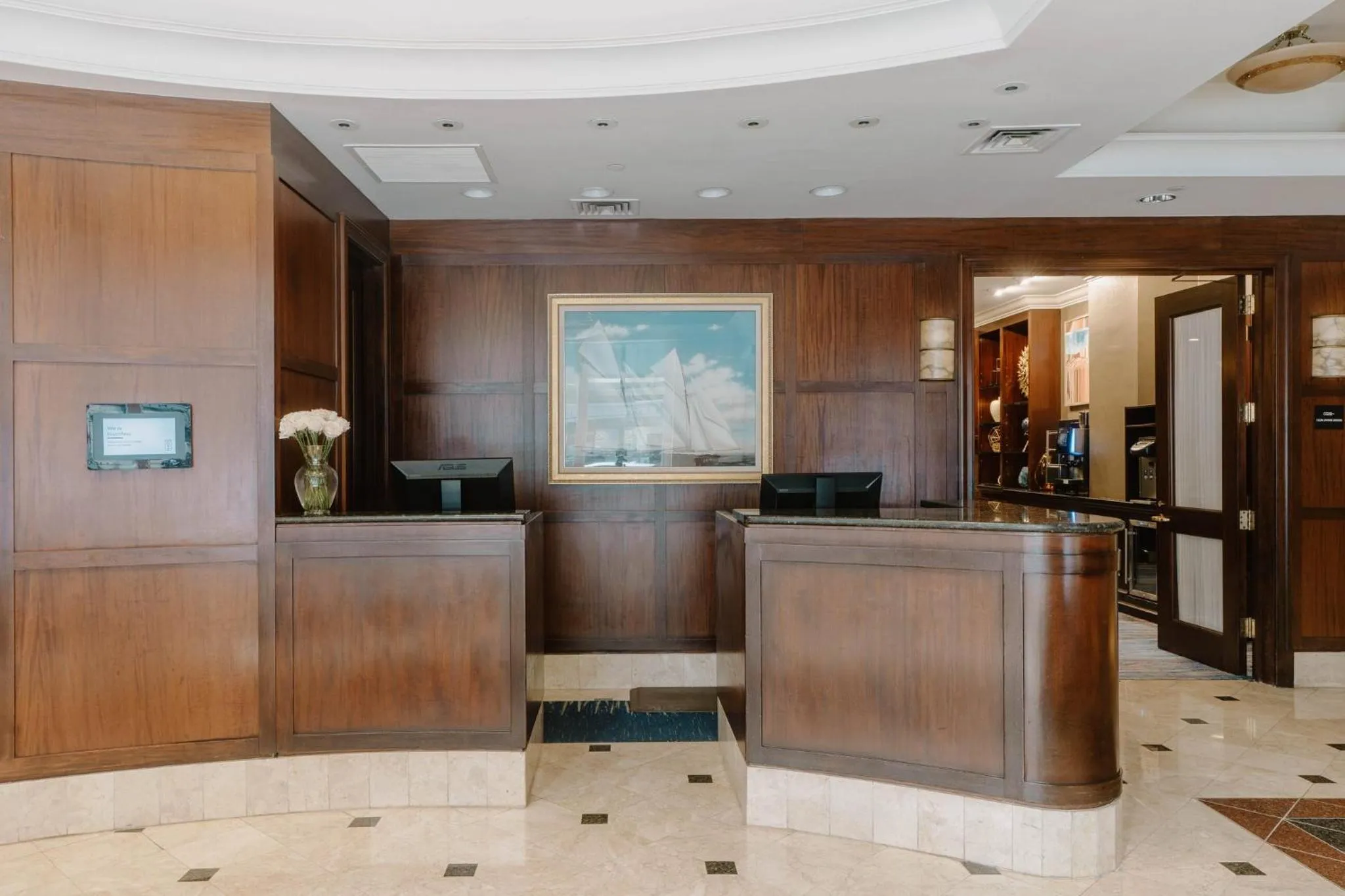 Lobby or reception in Club Quarters Hotel Faneuil Hall, Boston