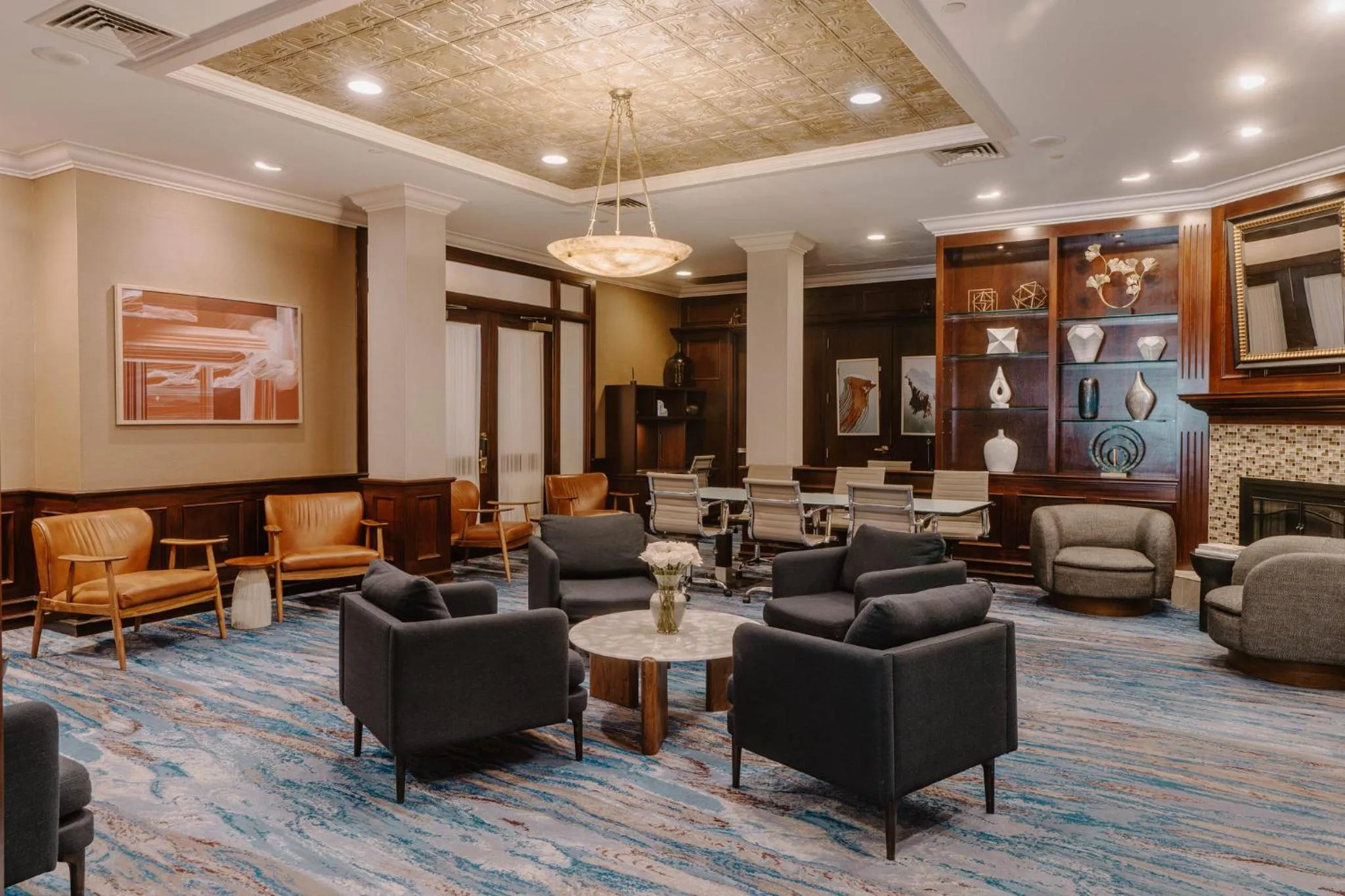 Lobby or reception in Club Quarters Hotel Faneuil Hall, Boston