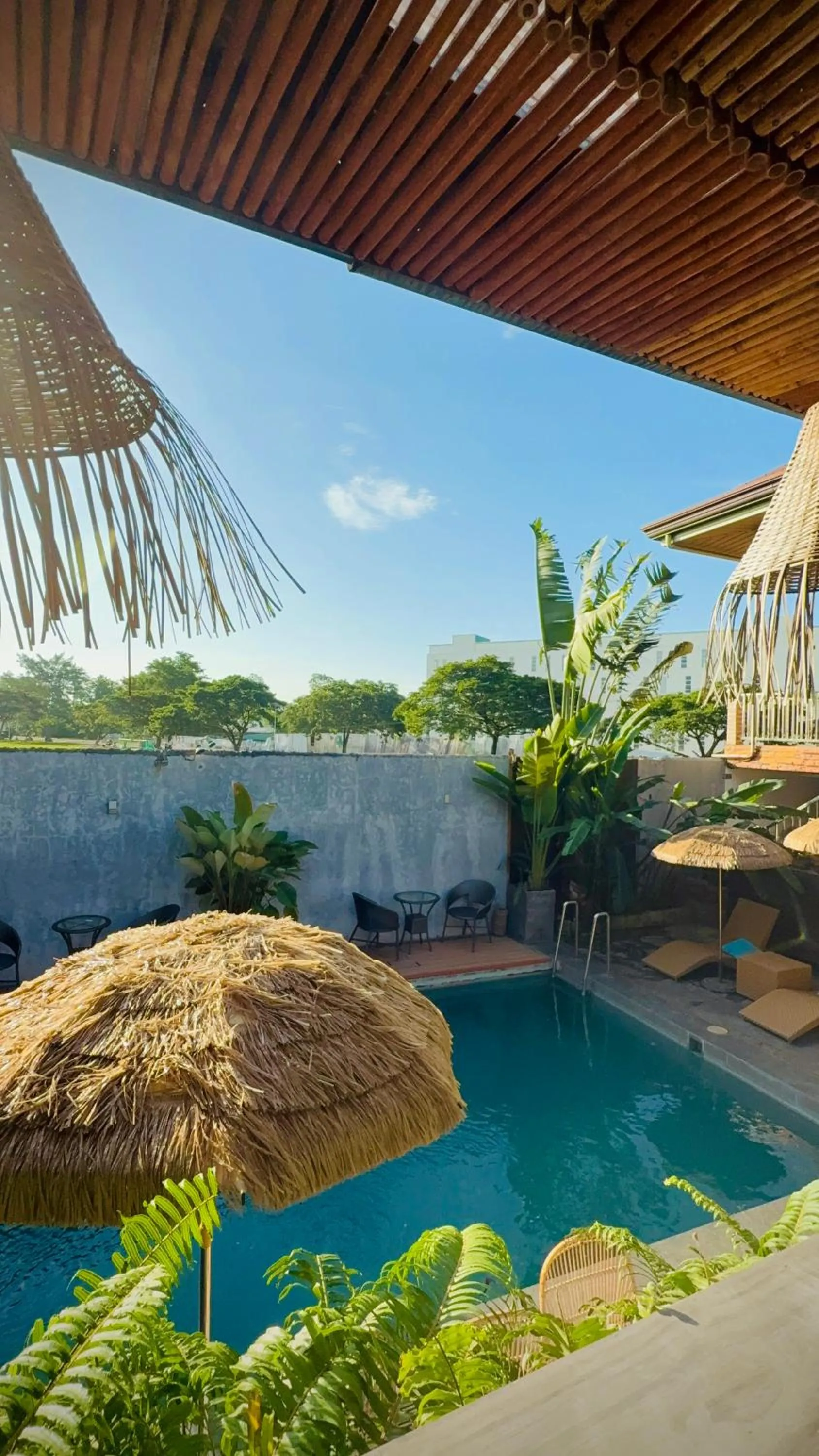 Pool view in Villa Marii