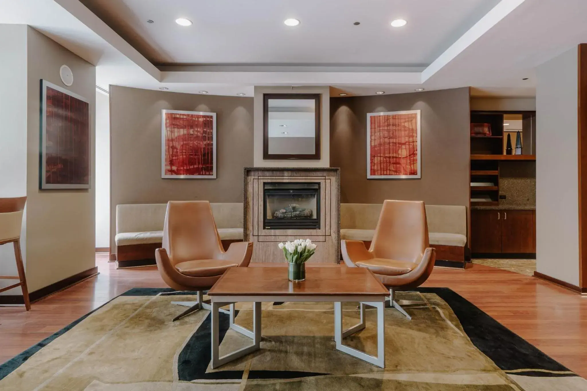 Lobby or reception in Club Quarters Hotel Central Loop, Chicago Lobby or reception in Club Quarters Hotel Central Loop, Chicago