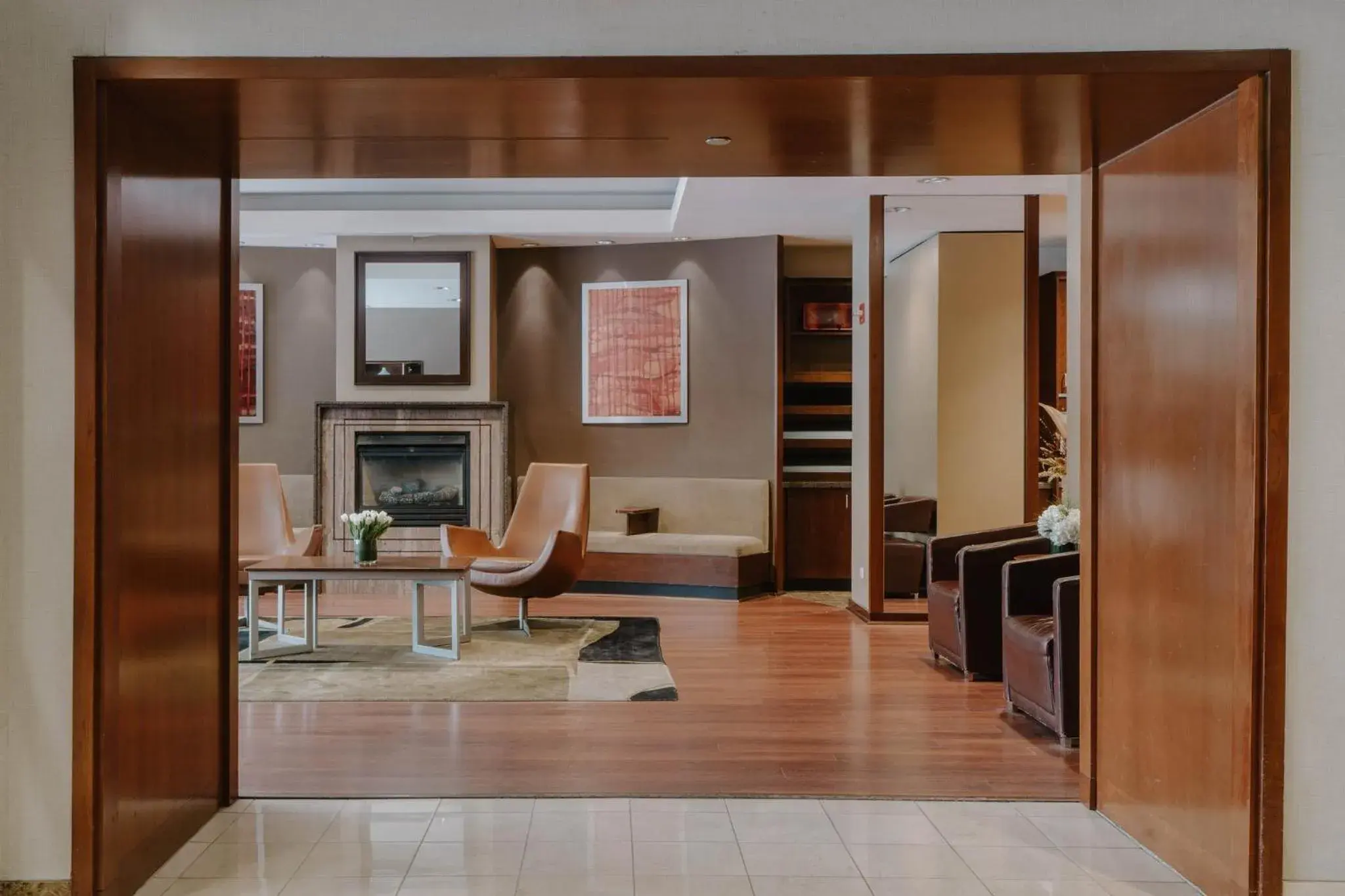 Lobby or reception in Club Quarters Hotel Central Loop, Chicago Lobby or reception in Club Quarters Hotel Central Loop, Chicago