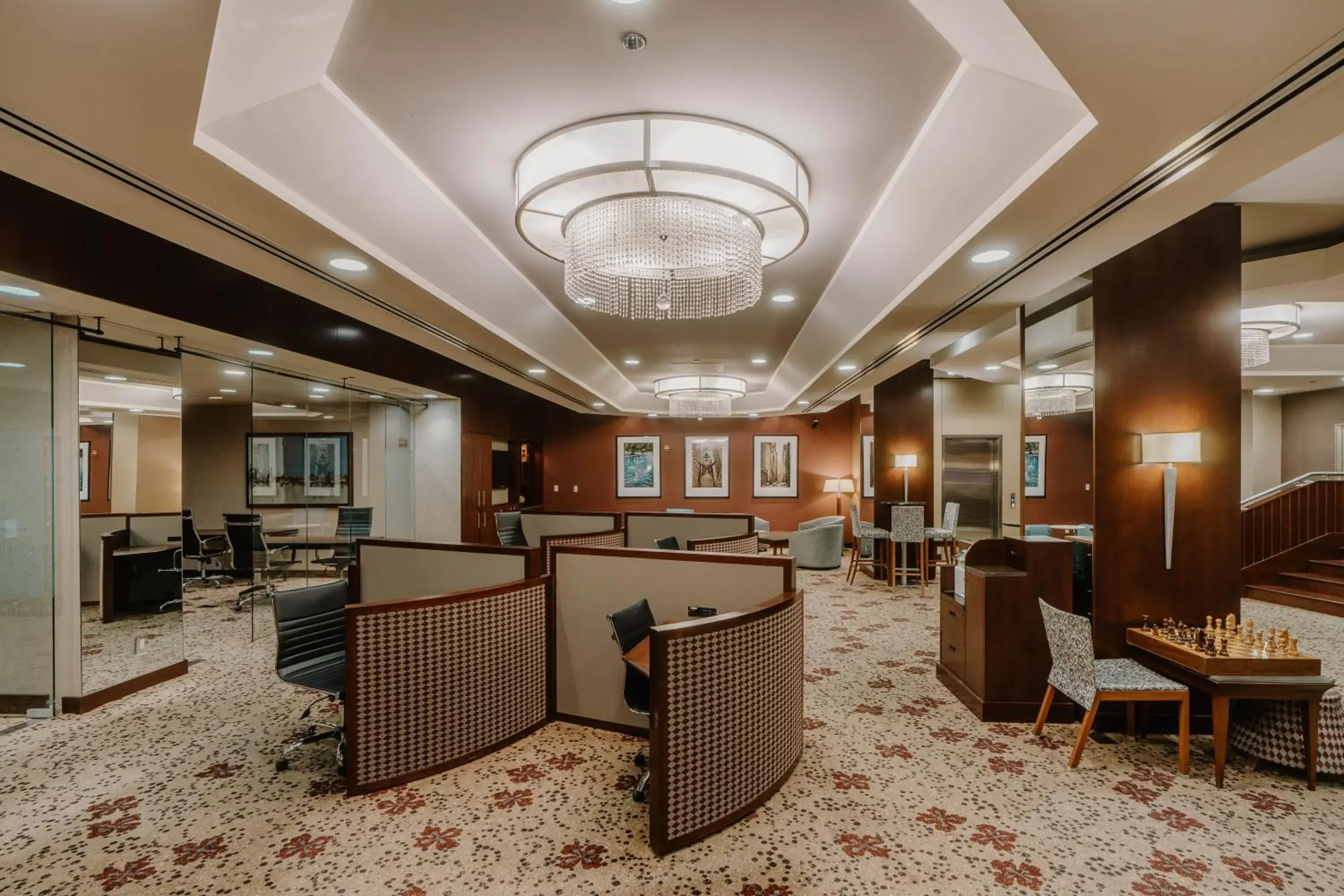 Lobby or reception in Club Quarters Hotel Central Loop, Chicago Lobby or reception in Club Quarters Hotel Central Loop, Chicago