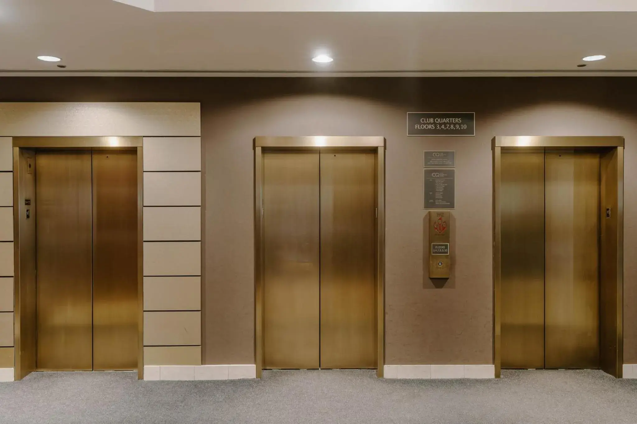 Lobby or reception in Club Quarters Hotel Central Loop, Chicago Lobby or reception in Club Quarters Hotel Central Loop, Chicago