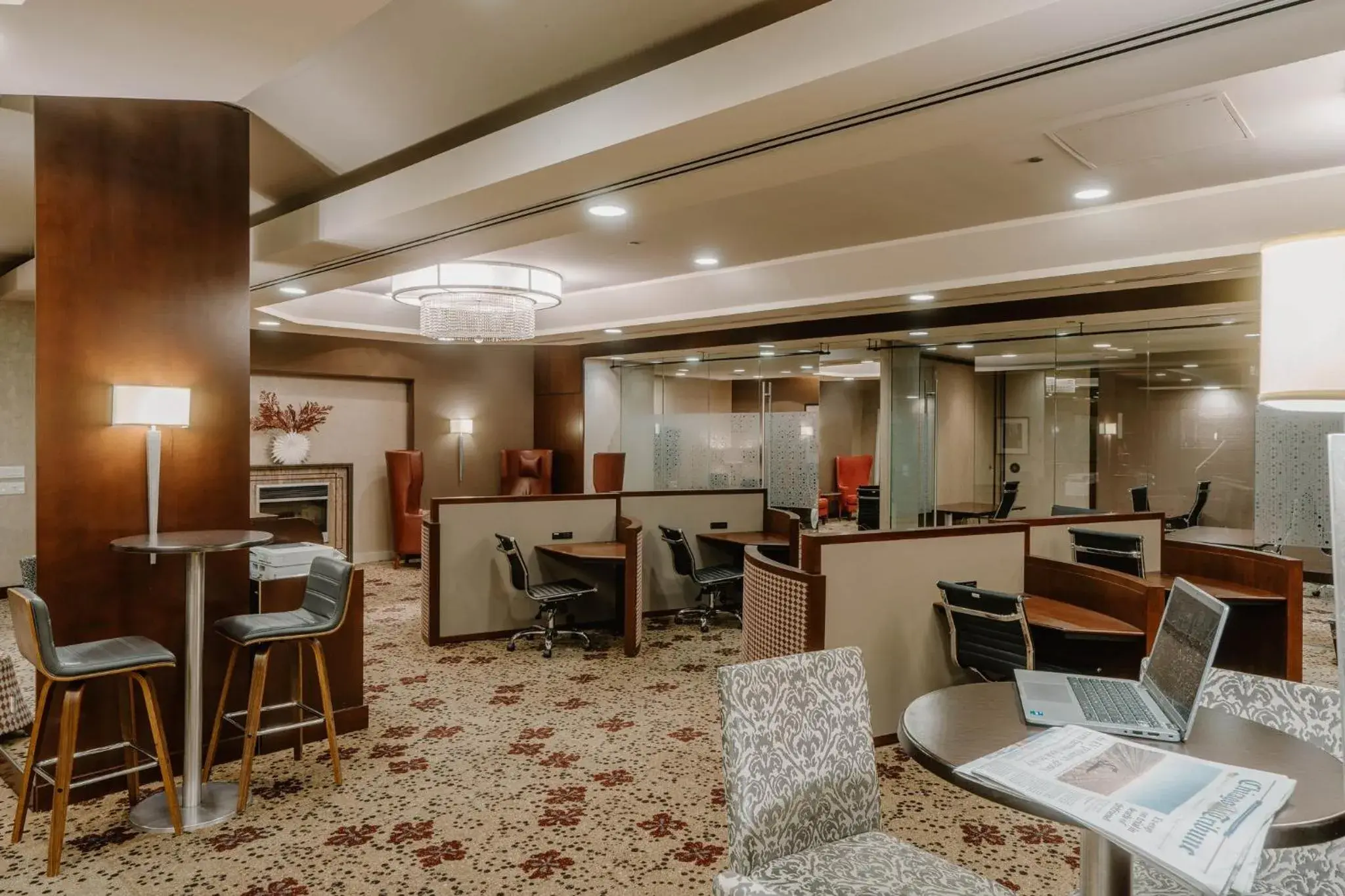 Lobby or reception in Club Quarters Hotel Central Loop, Chicago Lobby or reception in Club Quarters Hotel Central Loop, Chicago