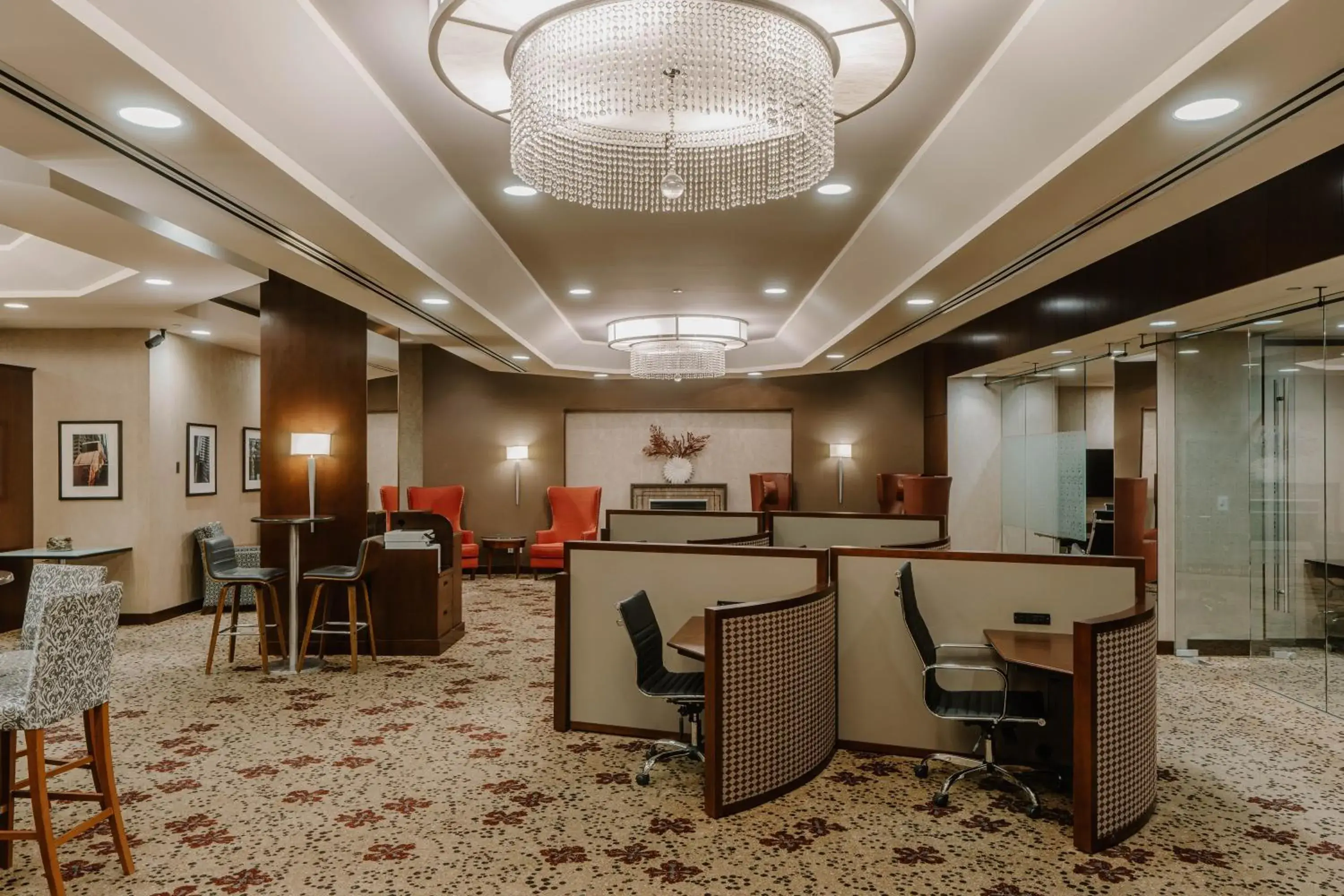 Lobby or reception in Club Quarters Hotel Central Loop, Chicago Lobby or reception in Club Quarters Hotel Central Loop, Chicago