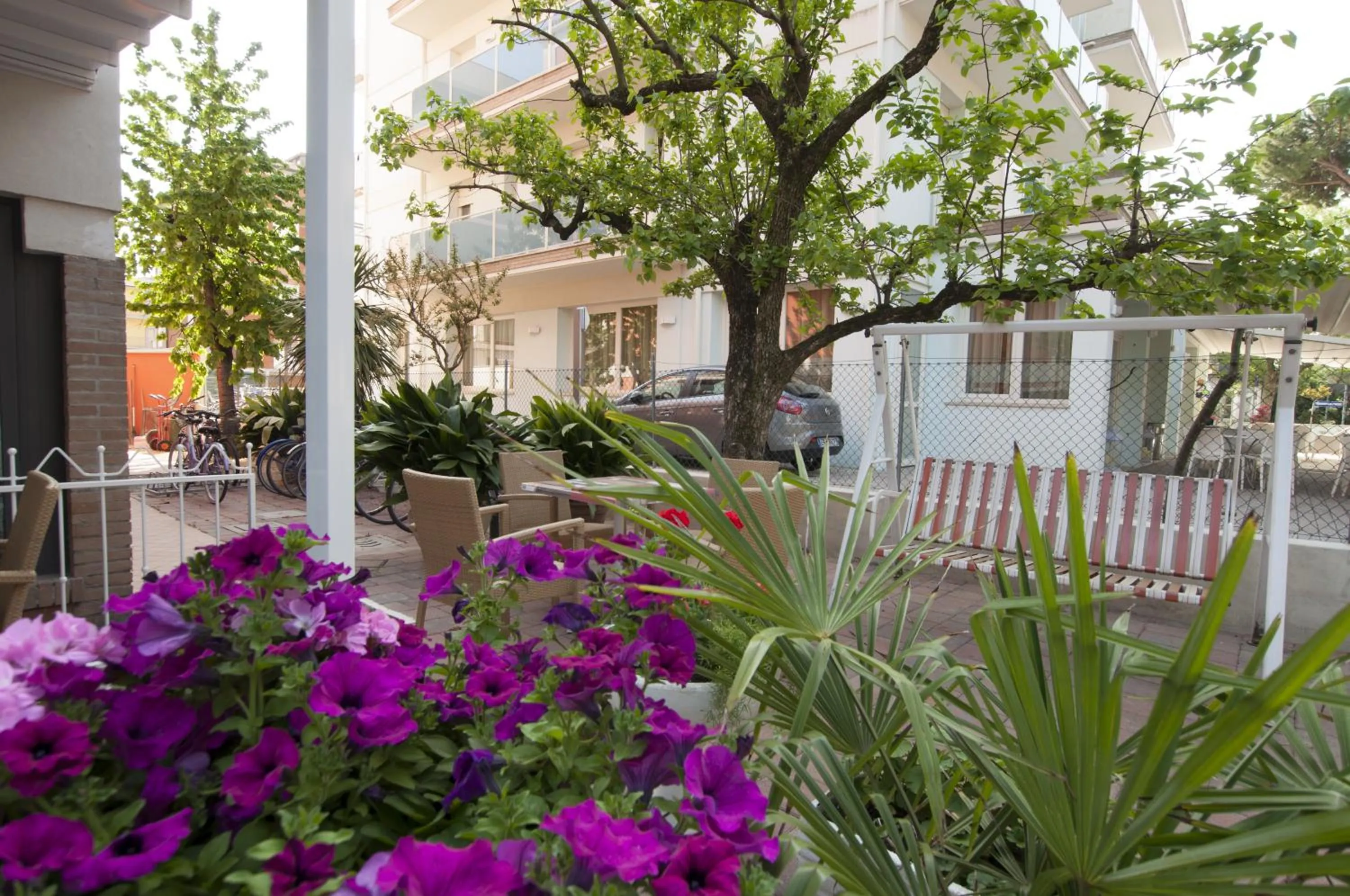 Patio in Hotel Edelweiss