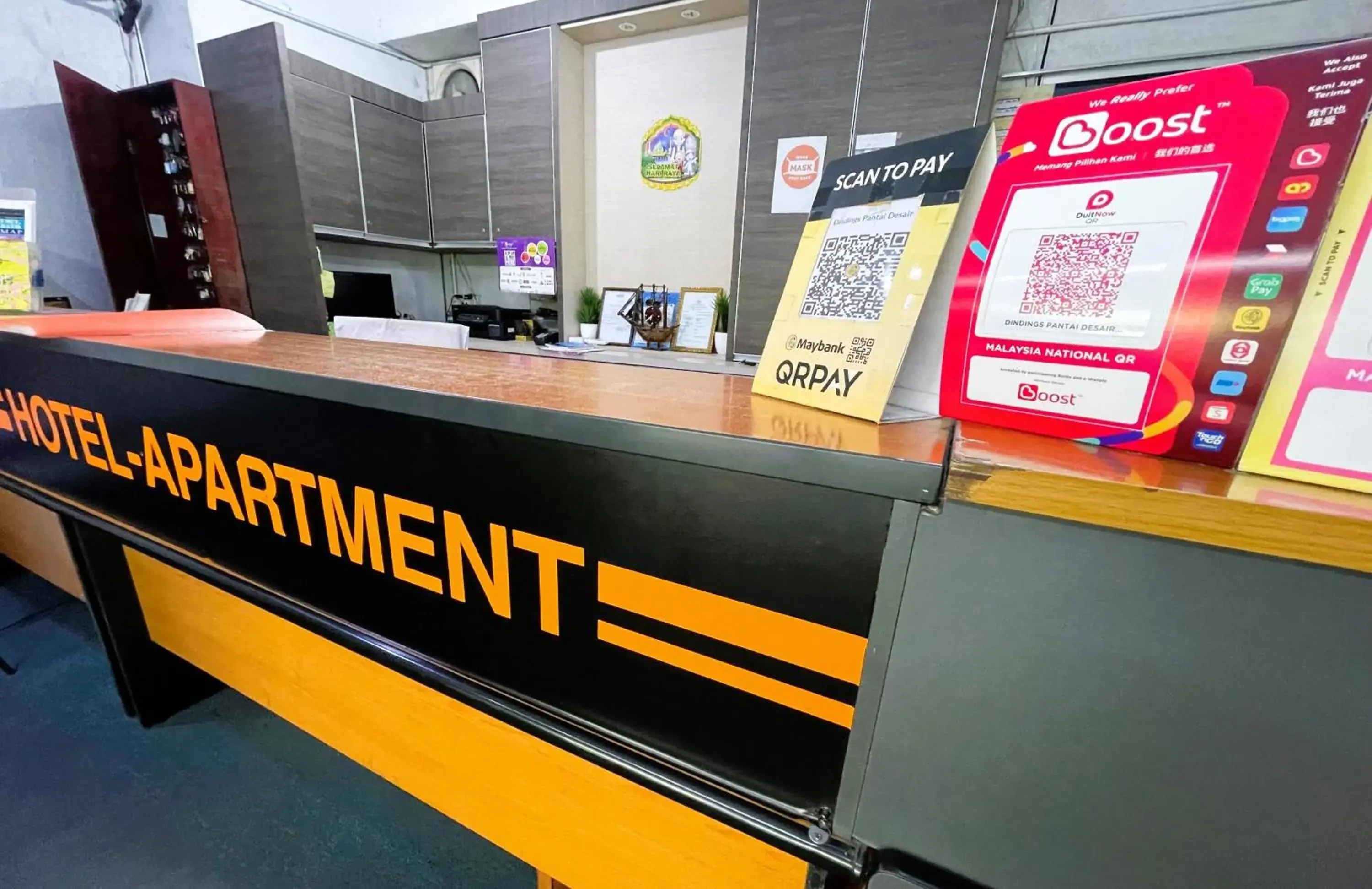 Lobby or reception in Dindings Pantai Desair Apartment By DPD Lobby or reception in Dindings Pantai Desair Apartment By DPD