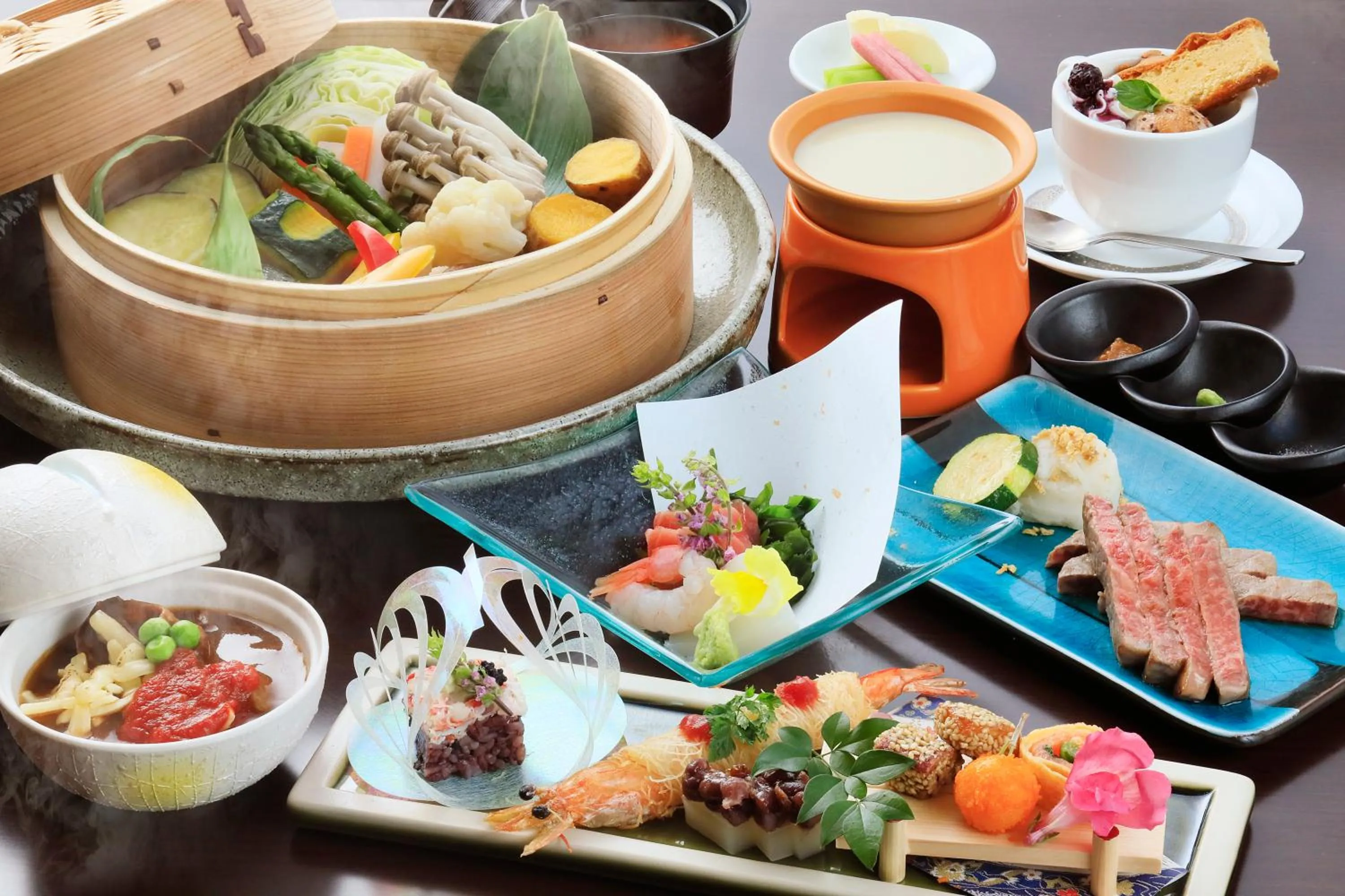 Dinner in Yutoriro Bandai Atami