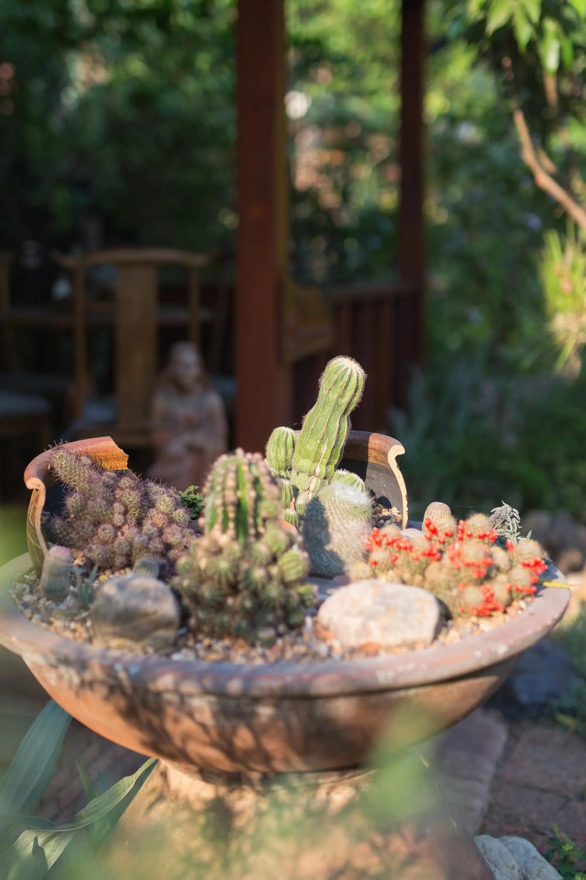 Garden in Cattani's Riverside Home