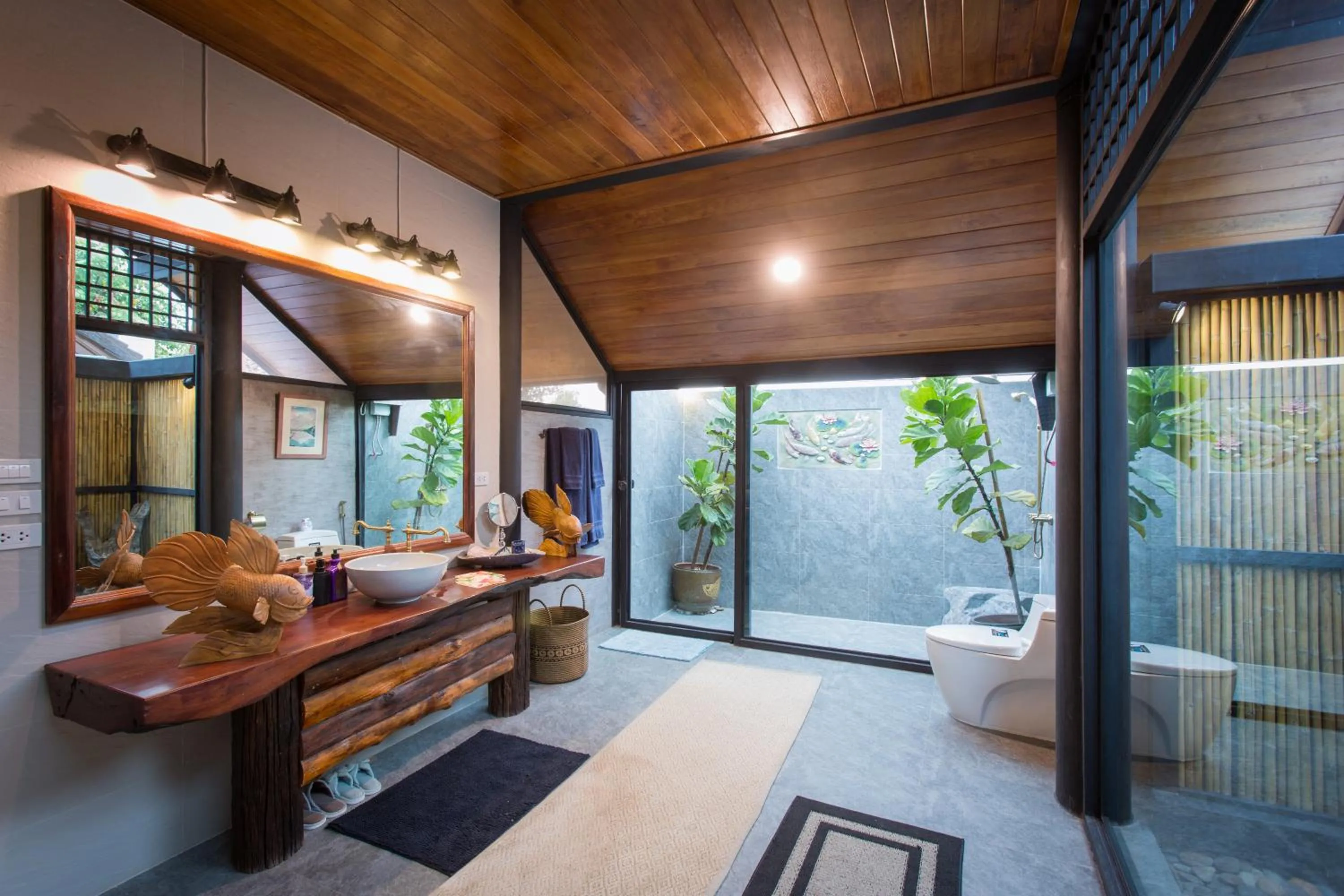 Bathroom in Cattani's Riverside Home
