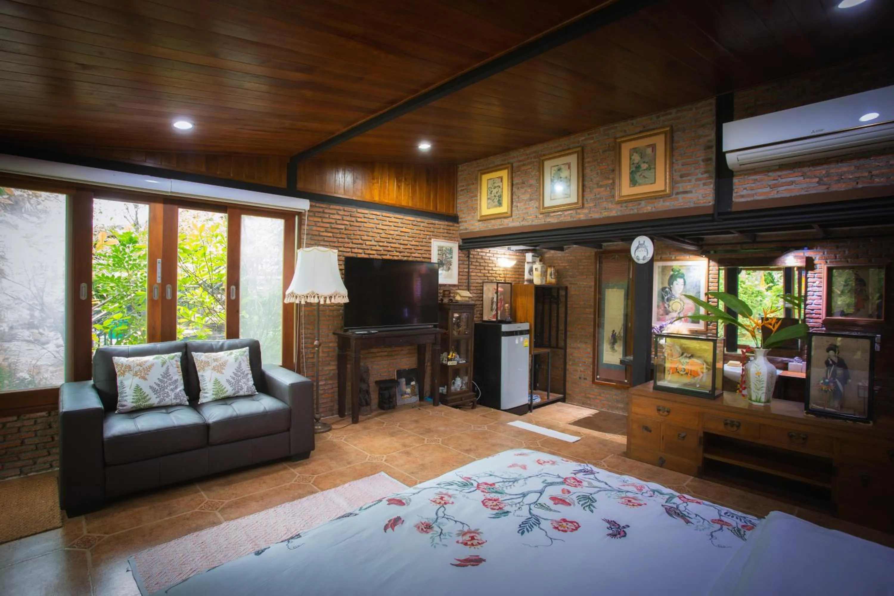 Living room in Cattani's Riverside Home