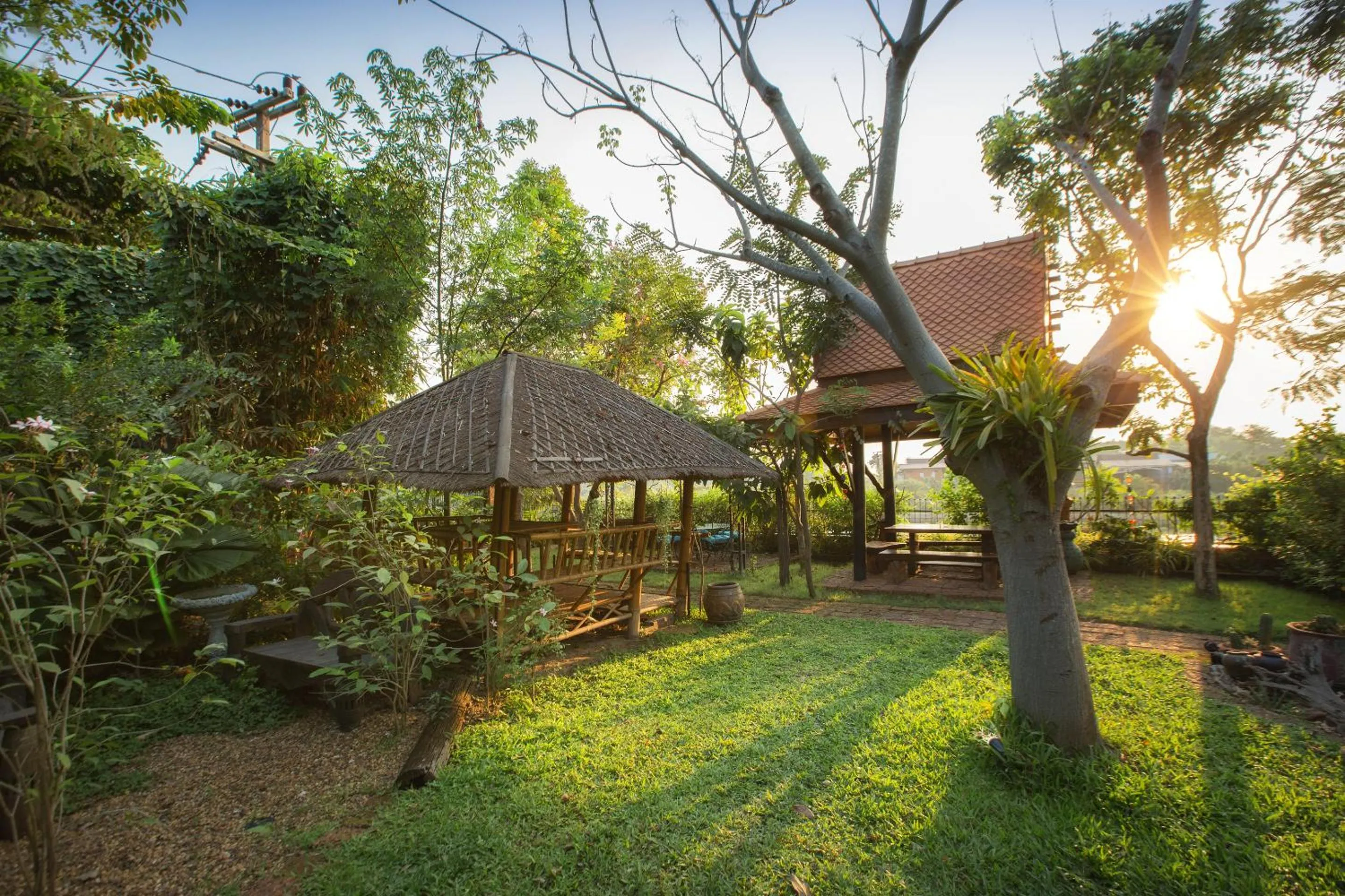 Garden in Cattani's Riverside Home