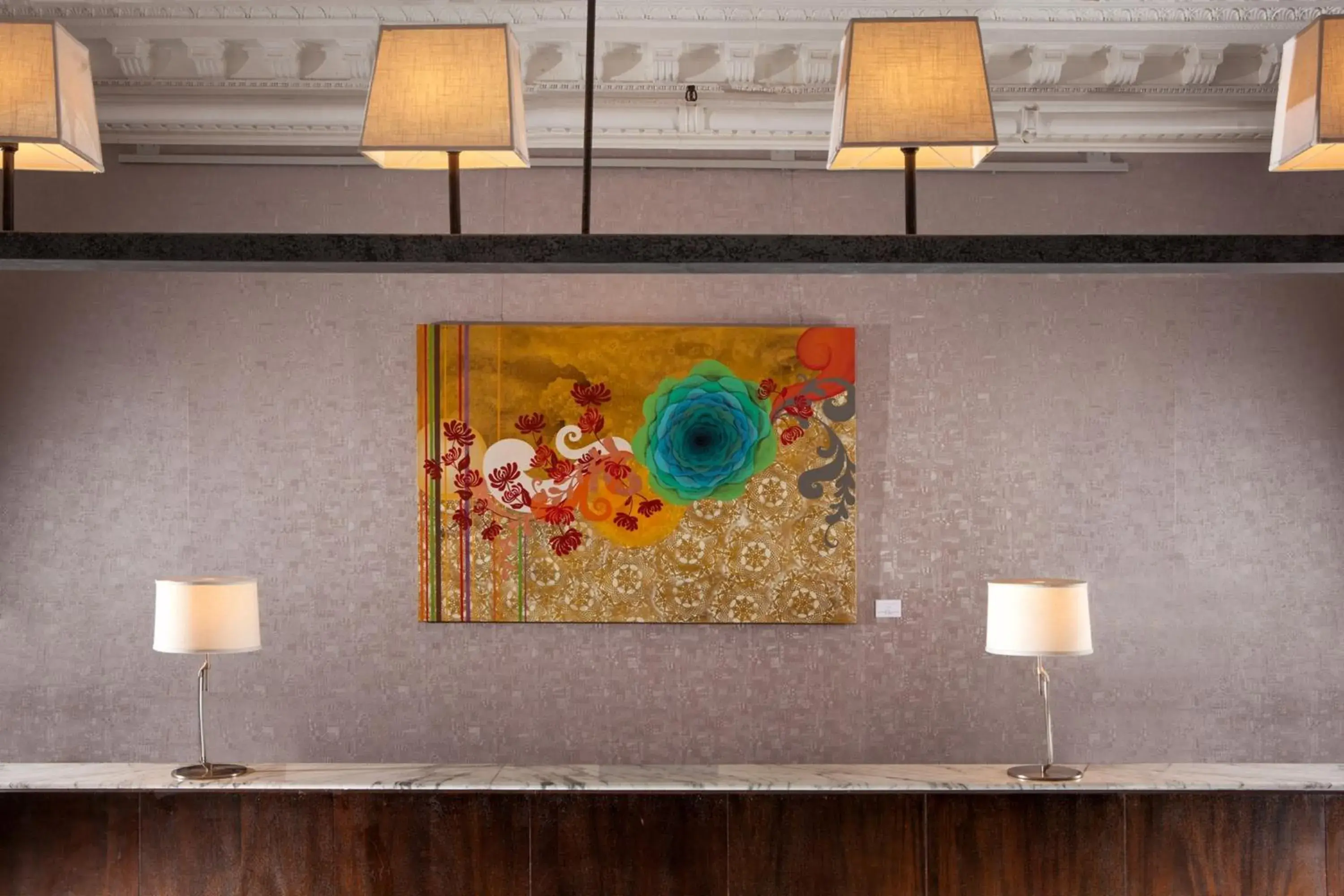 Lobby or reception in The Mosser Hotel Lobby or reception in The Mosser Hotel