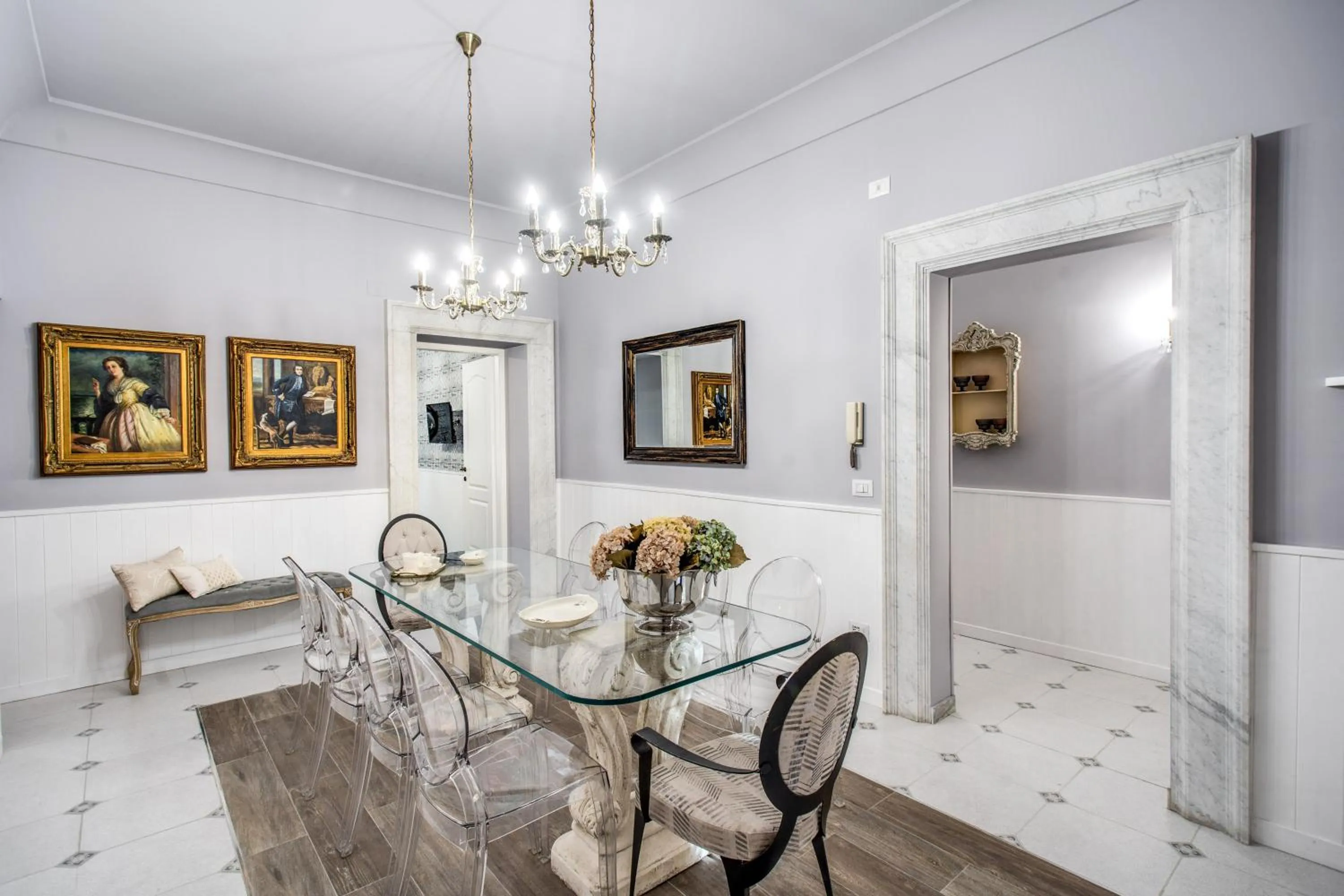 Living room in Ripetta Miracle Suite