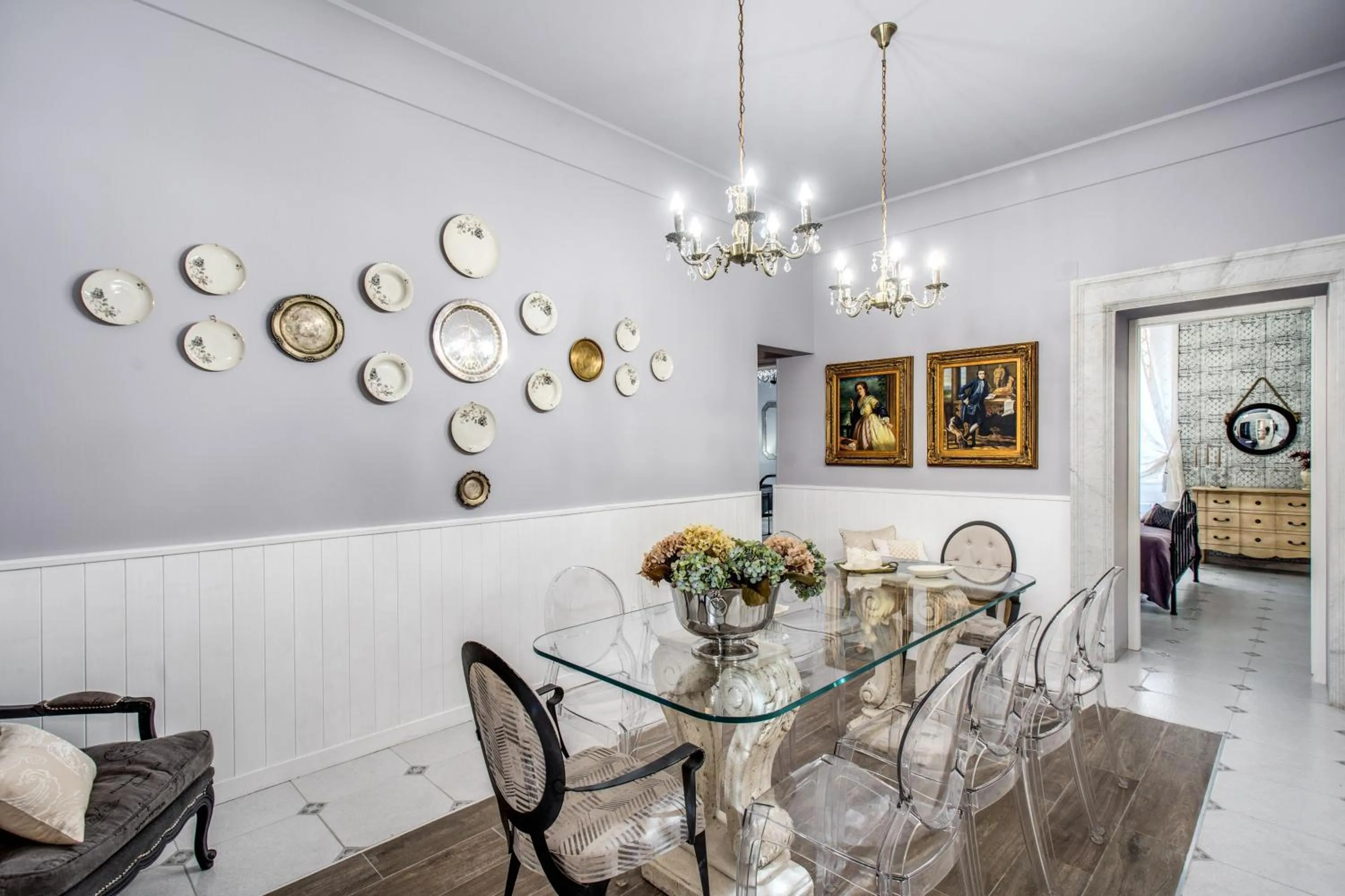 Living room in Ripetta Miracle Suite