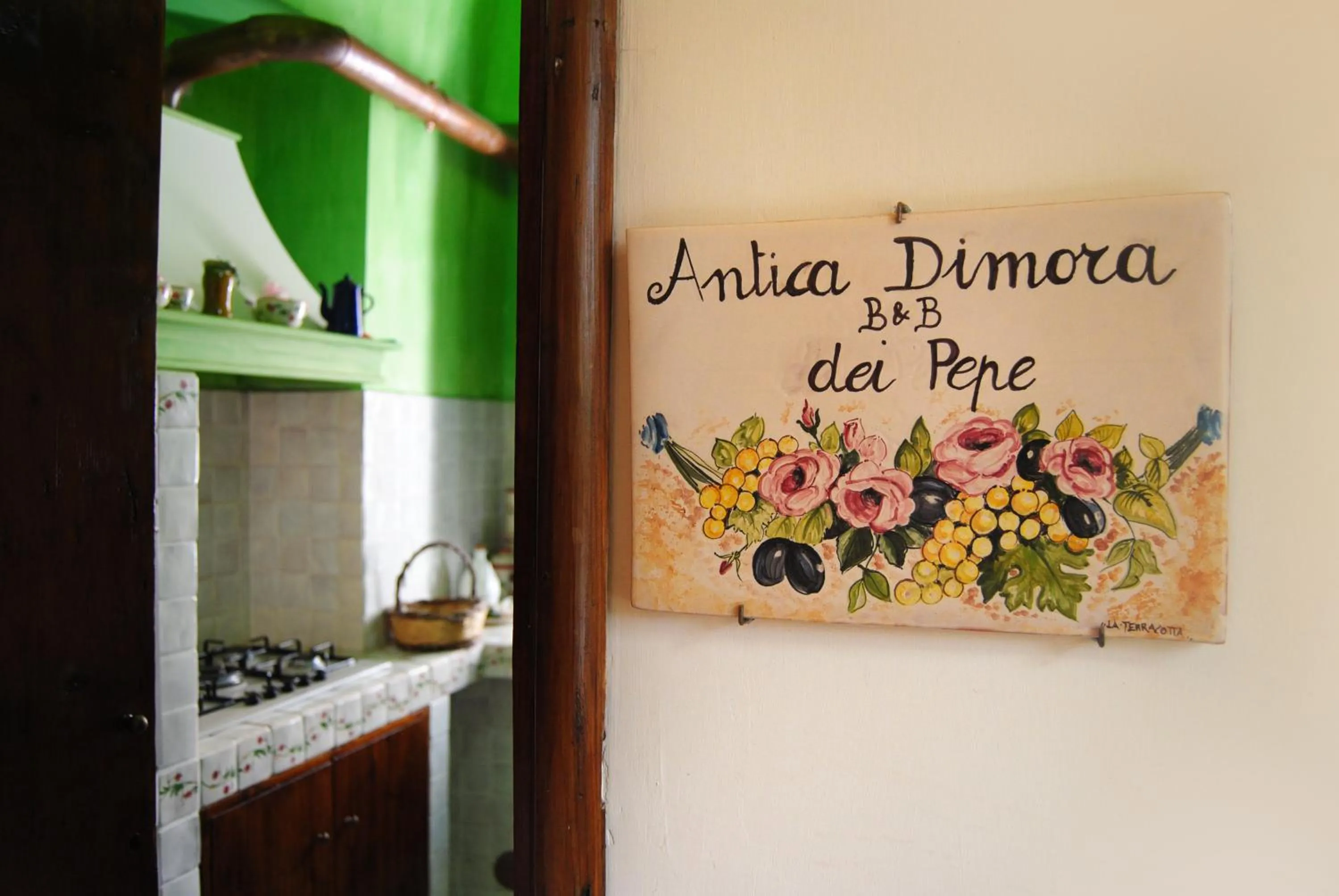 Area and facilities in Anticadimora Dei Pepe