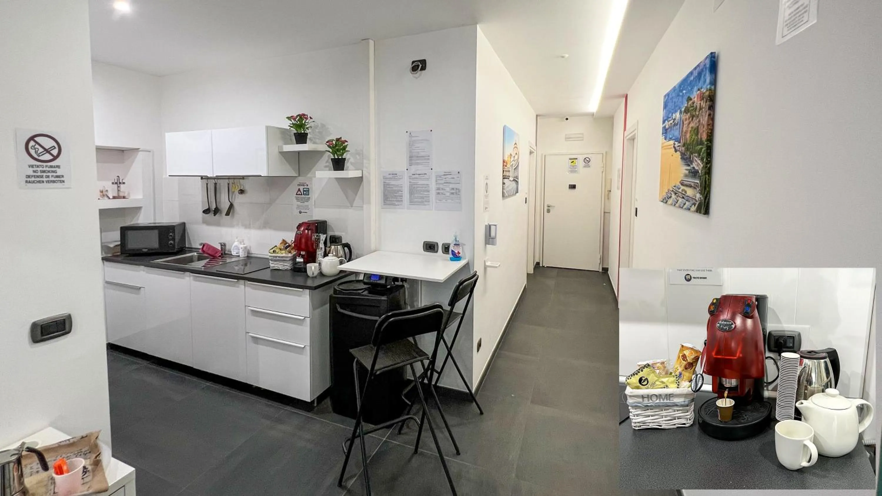 Kitchen or kitchenette in Soave Rooms