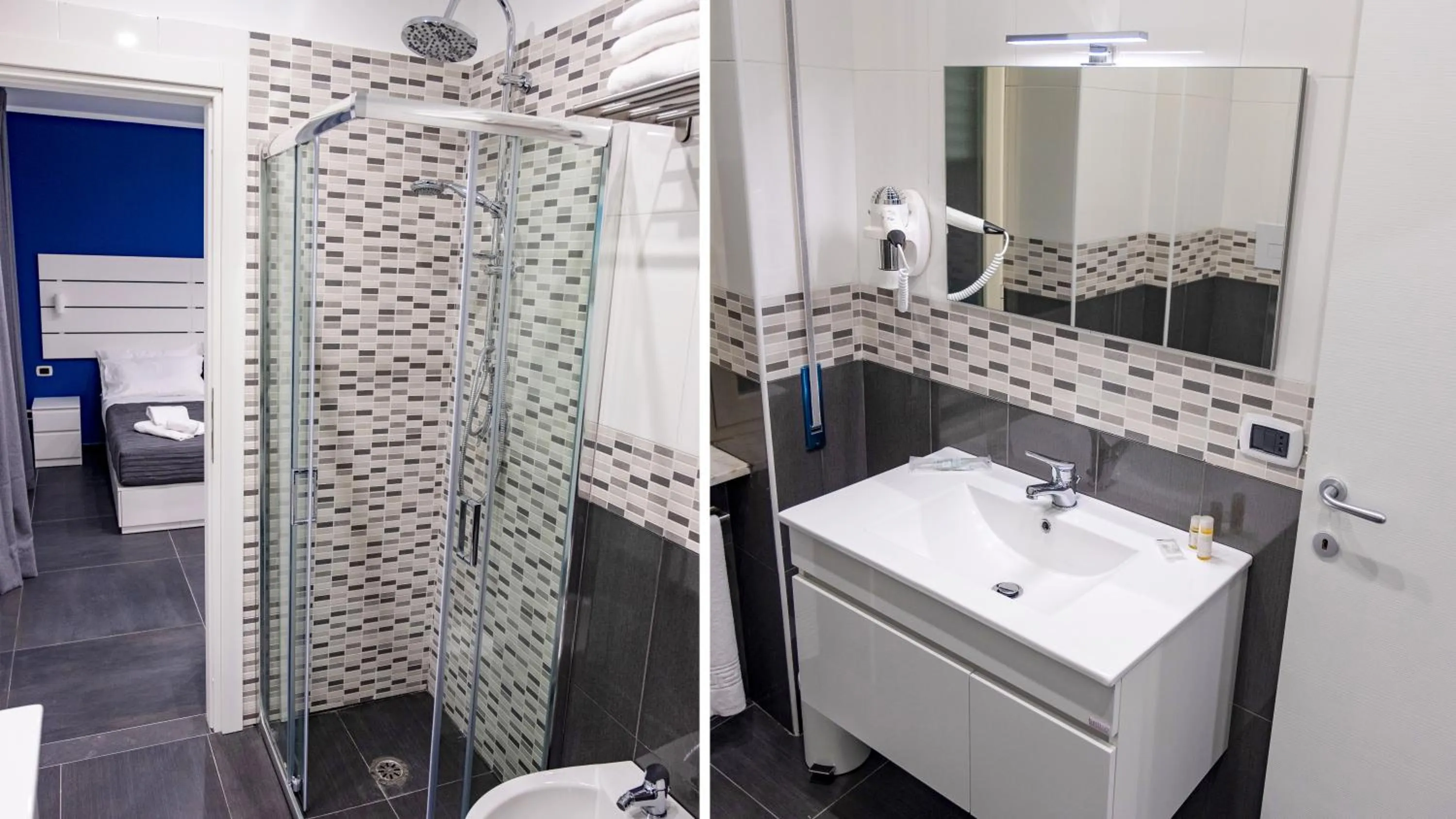 Shower in Soave Rooms