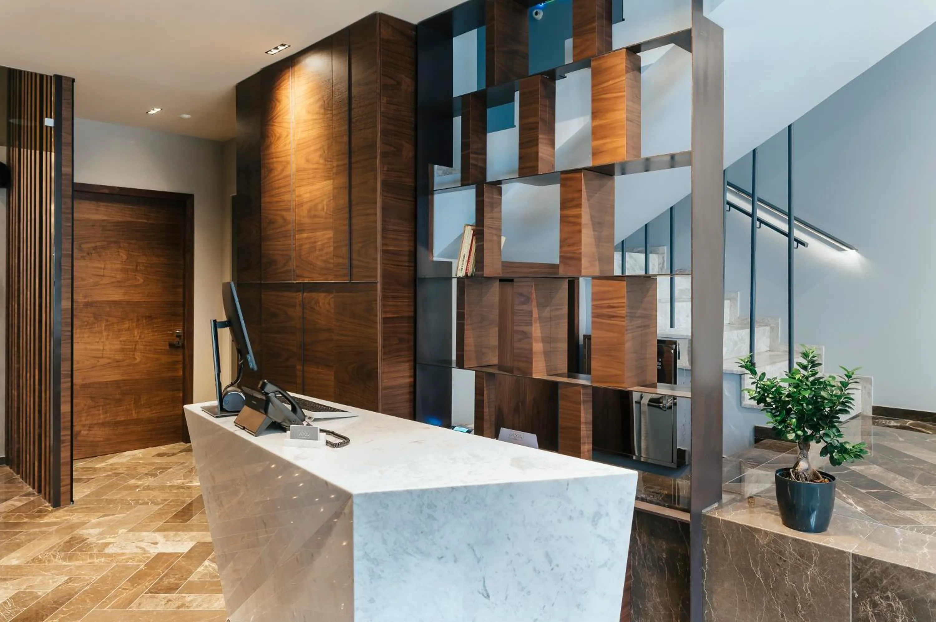 Lobby or reception in Aya Hotel