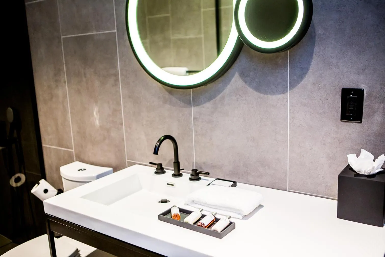 Bathroom in The Time New York, part of JdV by Hyatt