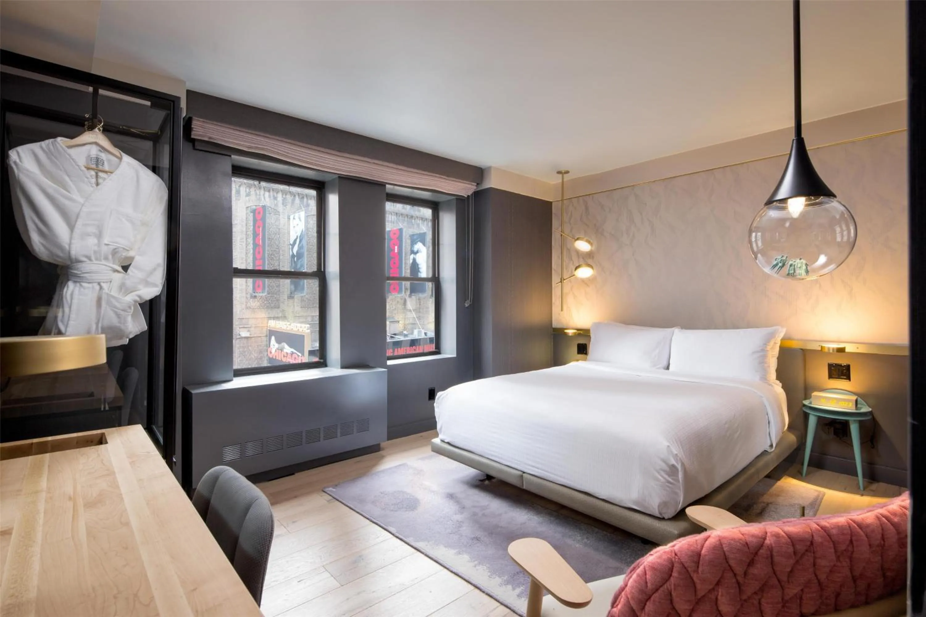 Bedroom, Bed in The Time New York, part of JdV by Hyatt