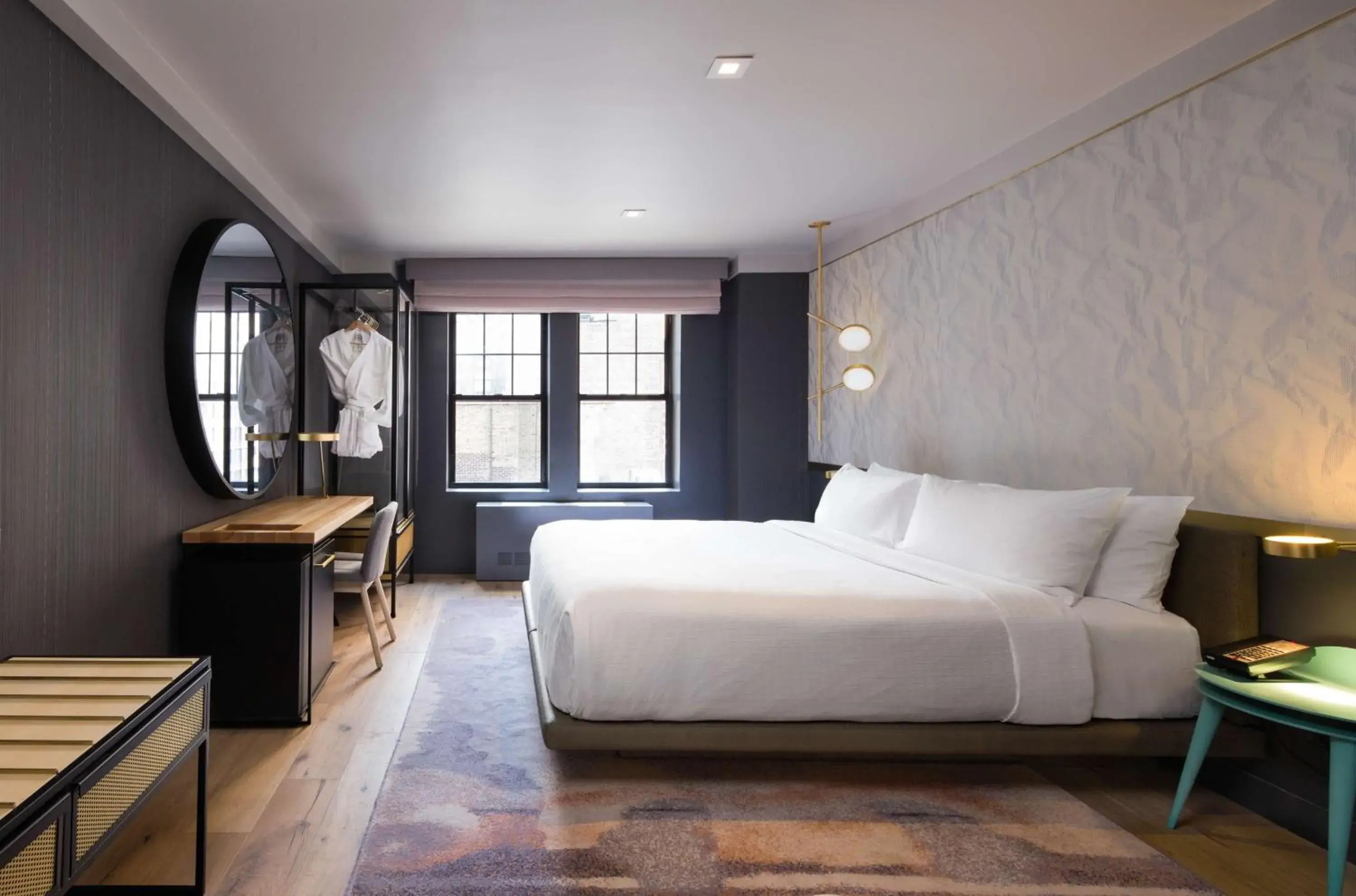 Bedroom, Bed in The Time New York, part of JdV by Hyatt Bedroom, Bed in The Time New York, part of JdV by Hyatt