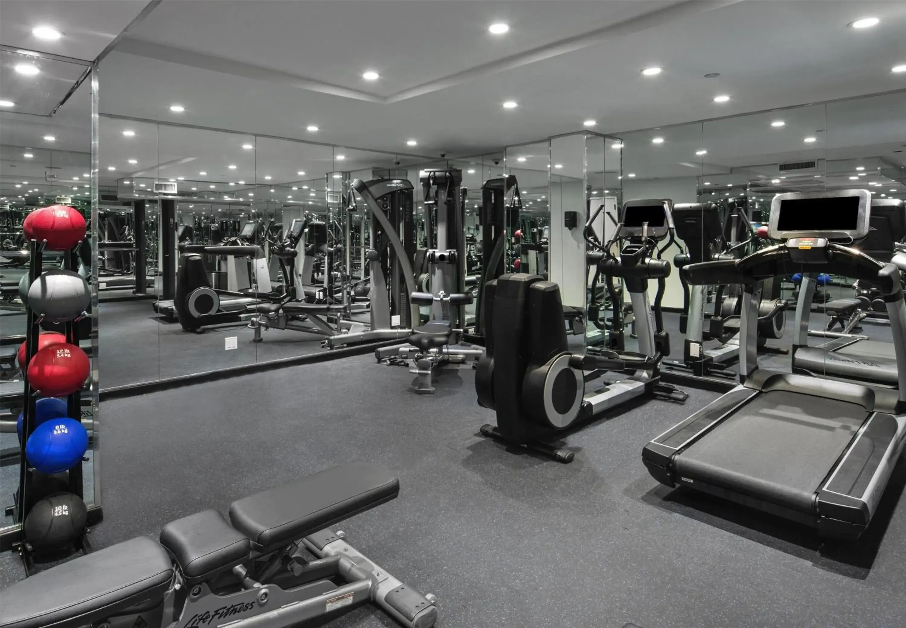 Fitness centre/facilities in The Time New York, part of JdV by Hyatt Fitness centre/facilities in The Time New York, part of JdV by Hyatt