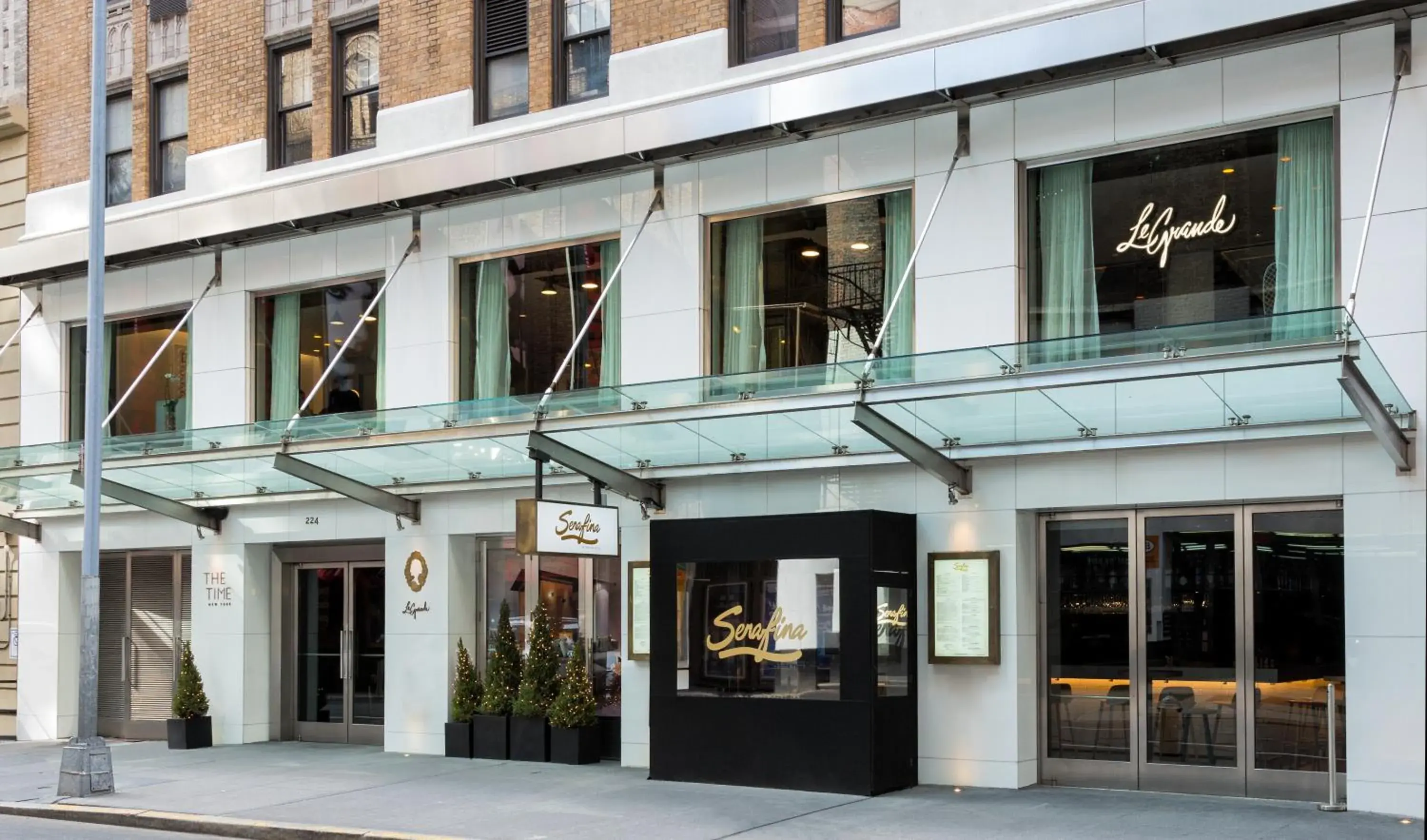 Facade/entrance in The Time New York, part of JdV by Hyatt Facade/entrance in The Time New York, part of JdV by Hyatt