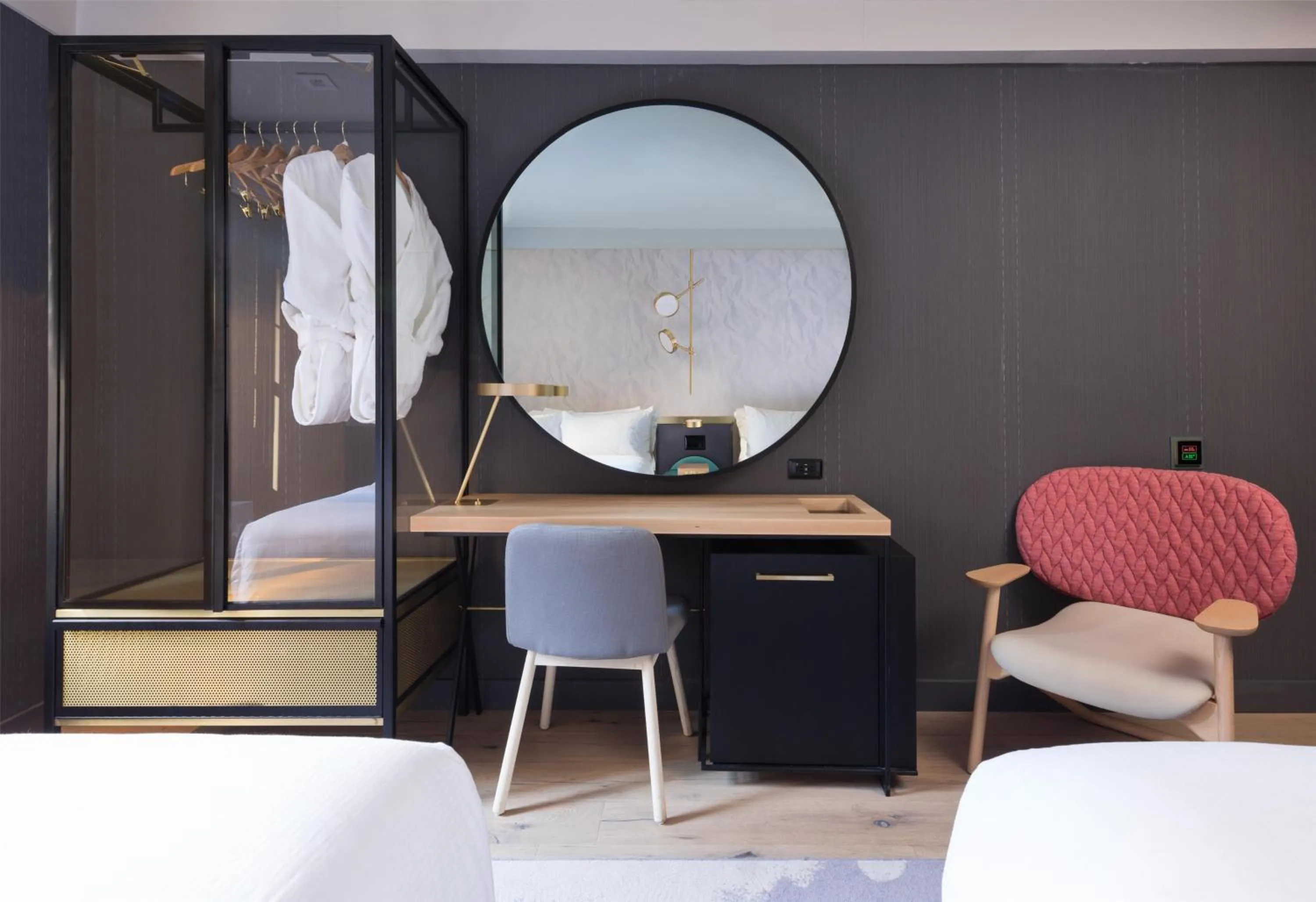 Bedroom, Bed in The Time New York, part of JdV by Hyatt