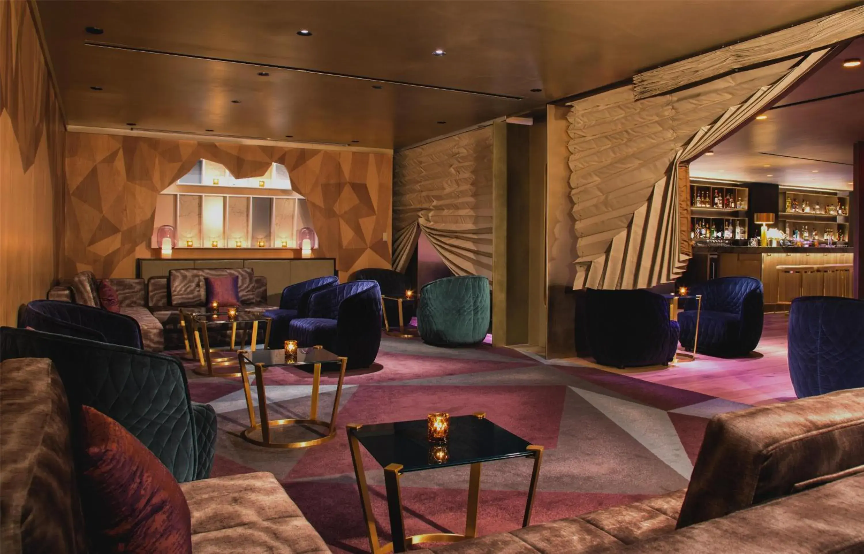 Lounge or bar in The Time New York, part of JdV by Hyatt Lounge or bar in The Time New York, part of JdV by Hyatt