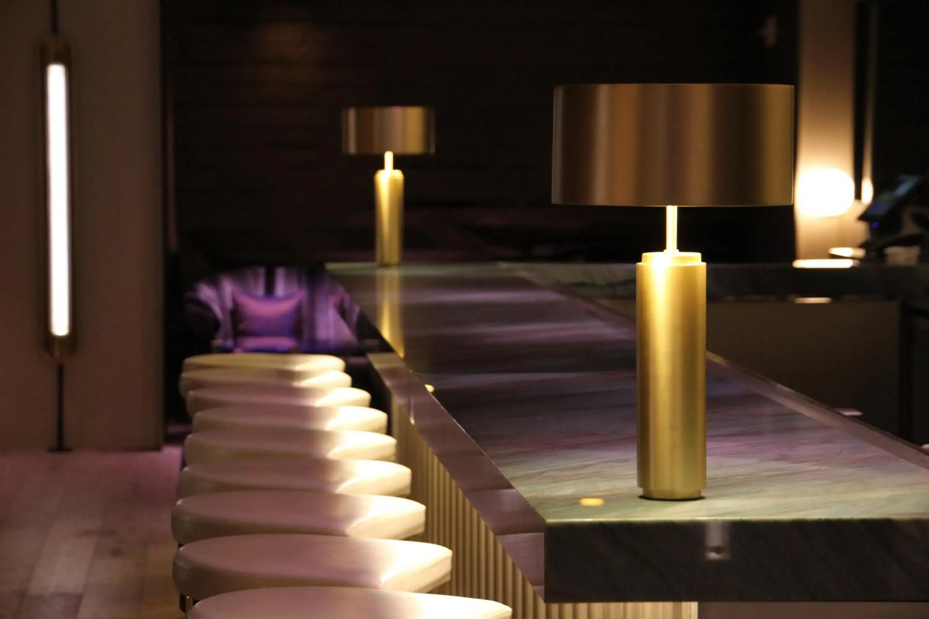 Lounge or bar in The Time New York, part of JdV by Hyatt Lounge or bar in The Time New York, part of JdV by Hyatt