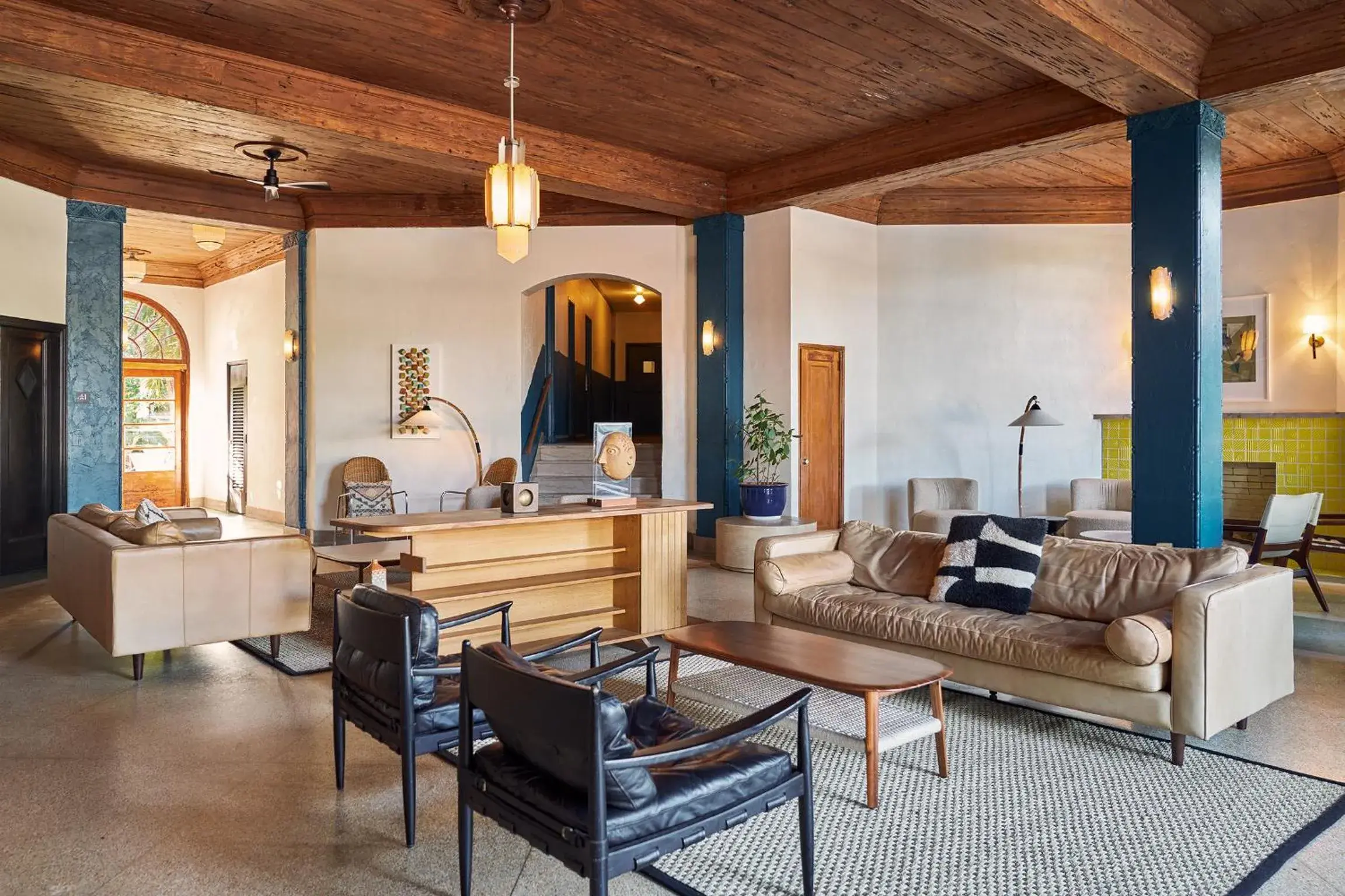 Lobby or reception in Freehand Miami Lobby or reception in Freehand Miami