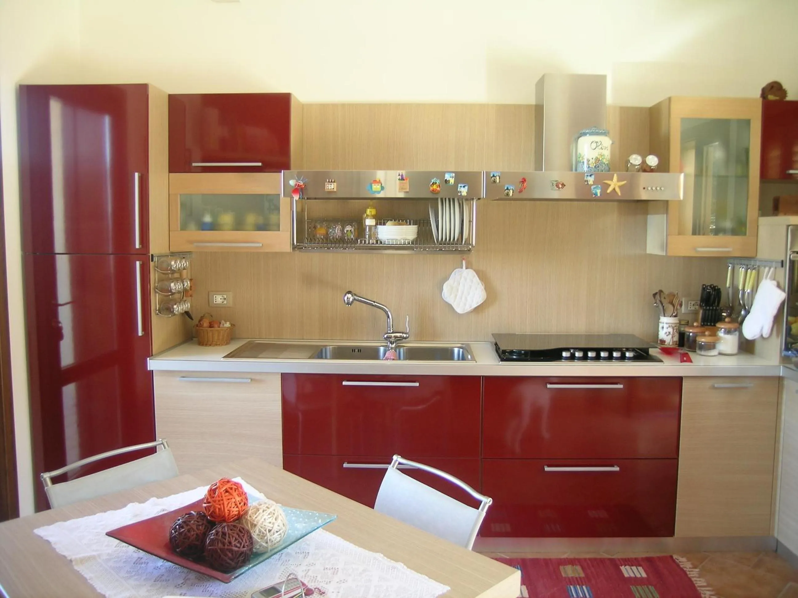 Kitchen or kitchenette in B&B Verdeblu