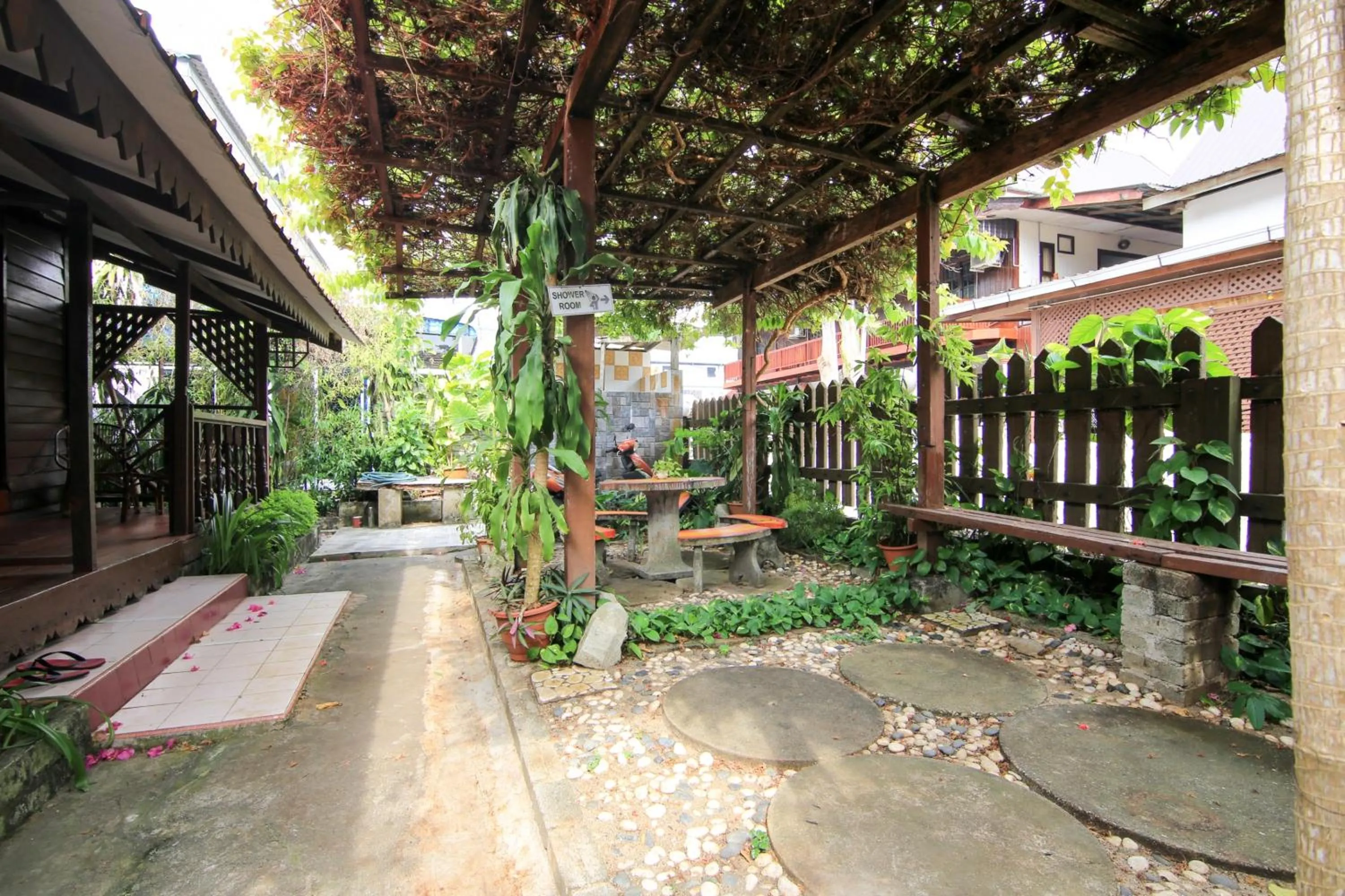 Garden in Hotel O Ombak Inn Chalet