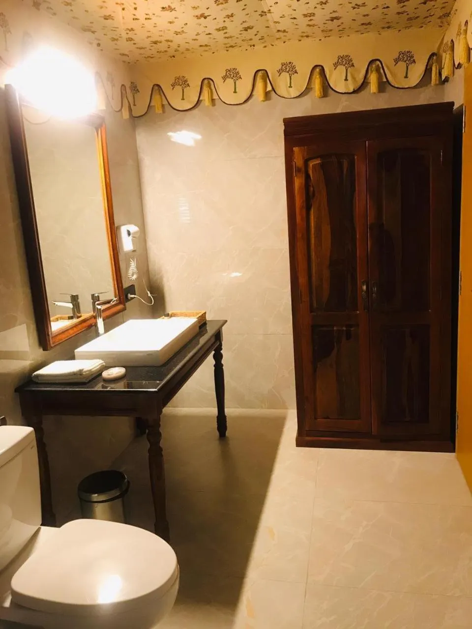 Bathroom in Pushkara Resort and Spa, Pushkar