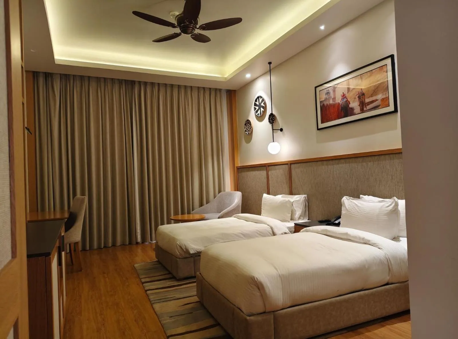 Photo of the whole room, Bed in Pushkara Resort and Spa, Pushkar