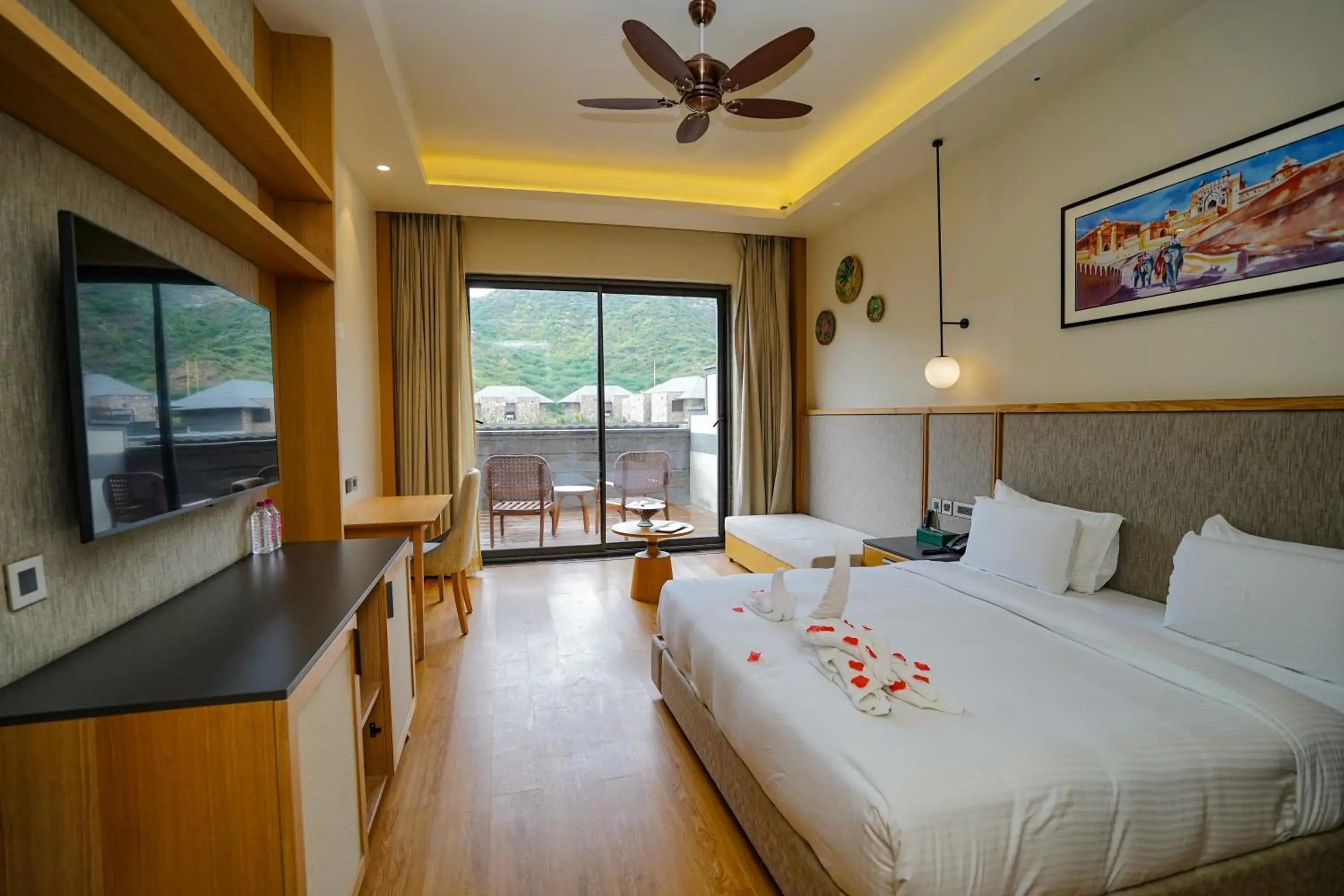 Elegant Room With Balcony in Pushkara Resort and Spa, Pushkar Elegant Room With Balcony in Pushkara Resort and Spa, Pushkar