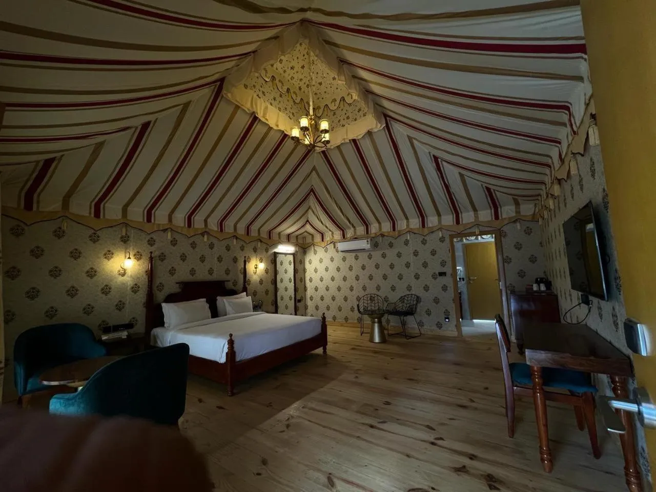 Photo of the whole room, Bed in Pushkara Resort and Spa, Pushkar