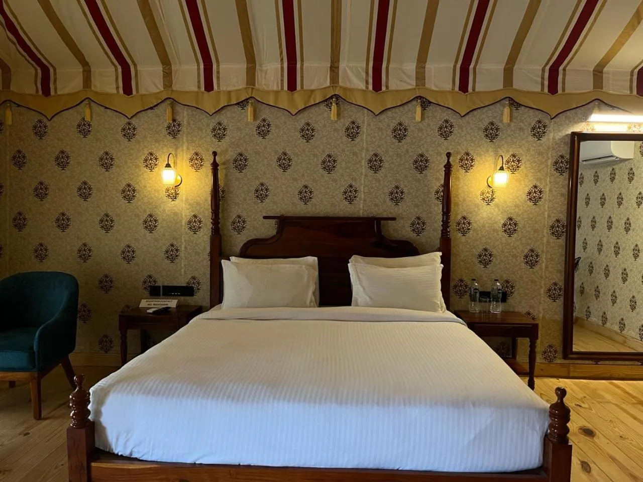 Bed in Pushkara Resort and Spa, Pushkar