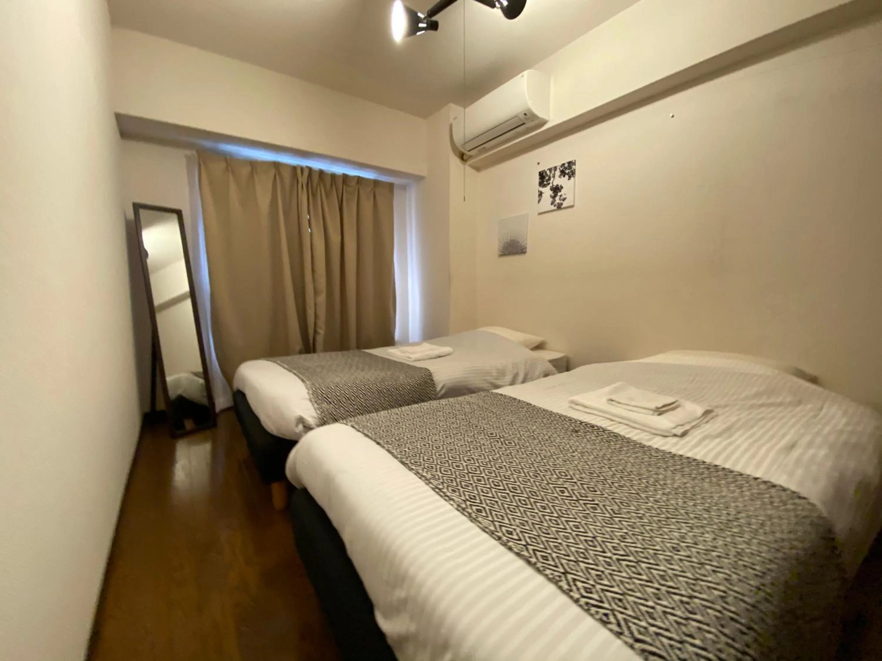 Bedroom, Bed in Residential Hotel Bevel Tokyo