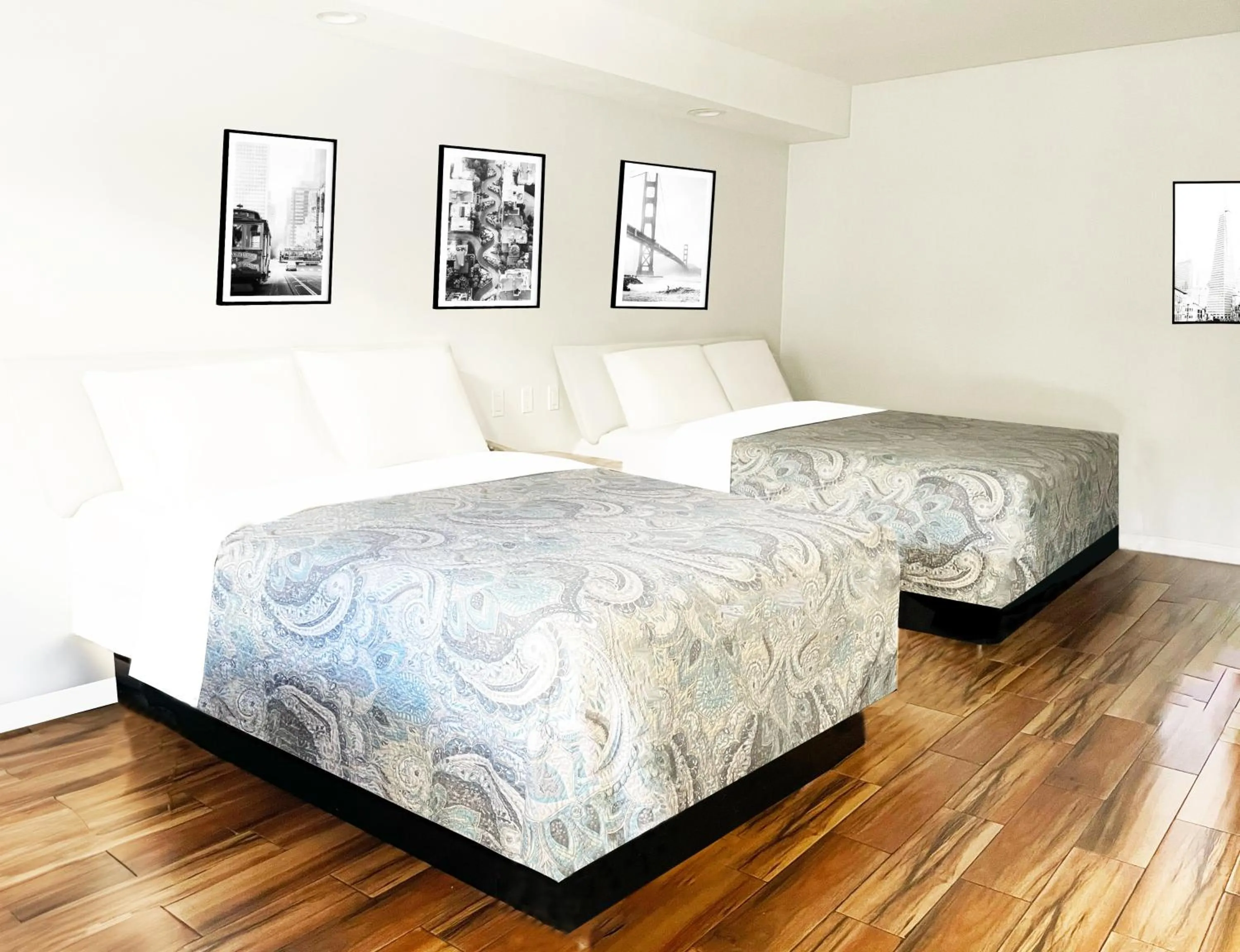 Bed in Rodeway Inn San Francisco City Center