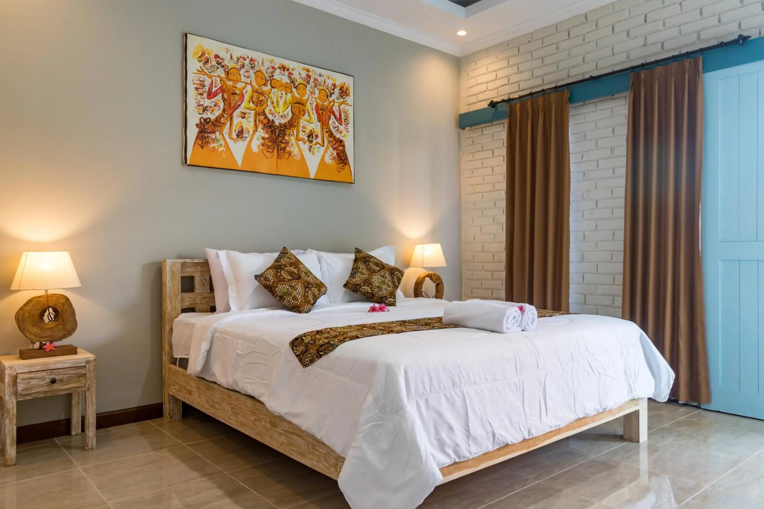 Bedroom, Bed in D-Anyar Stay and Surf Canggu