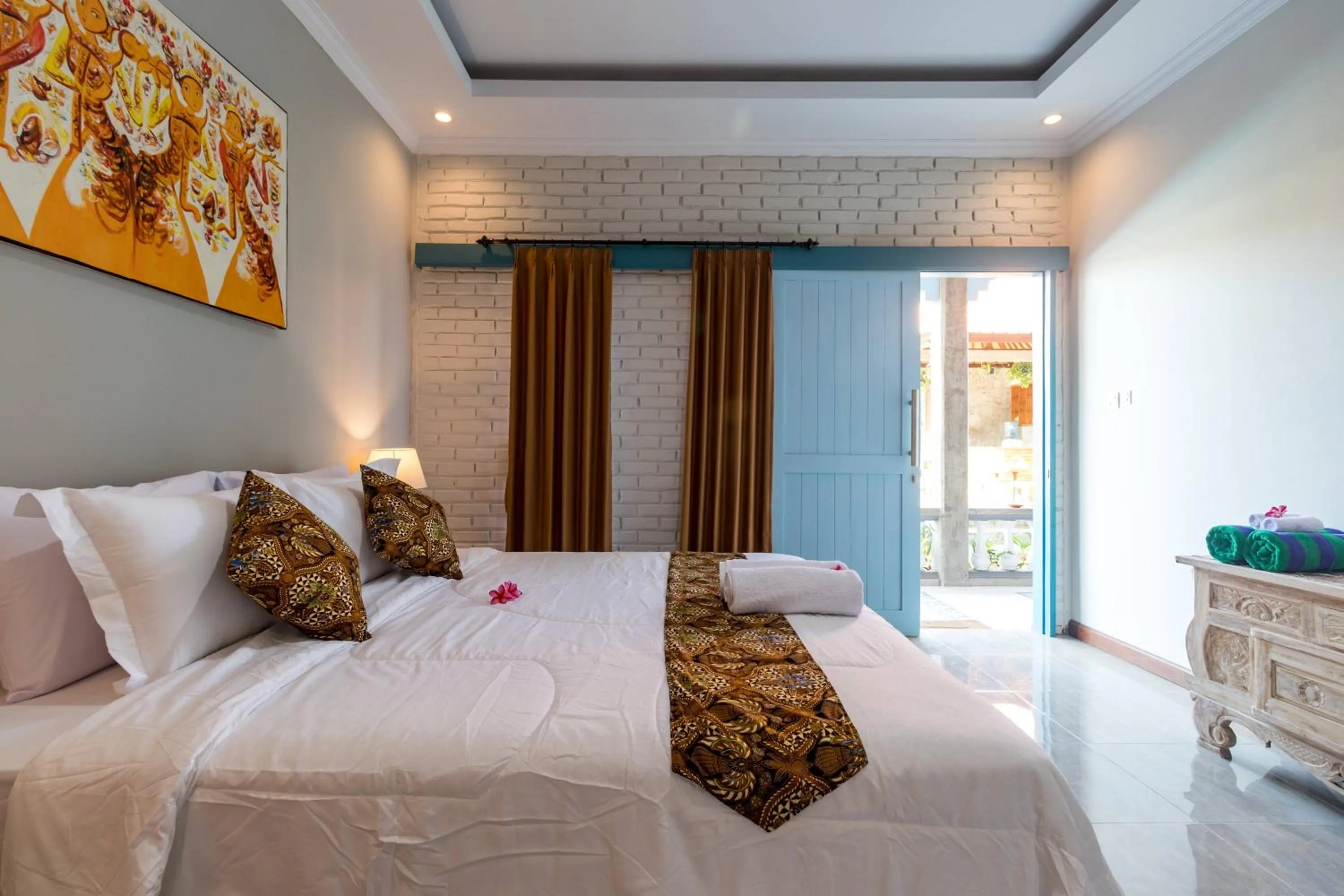 Bedroom, Bed in D-Anyar Stay and Surf Canggu
